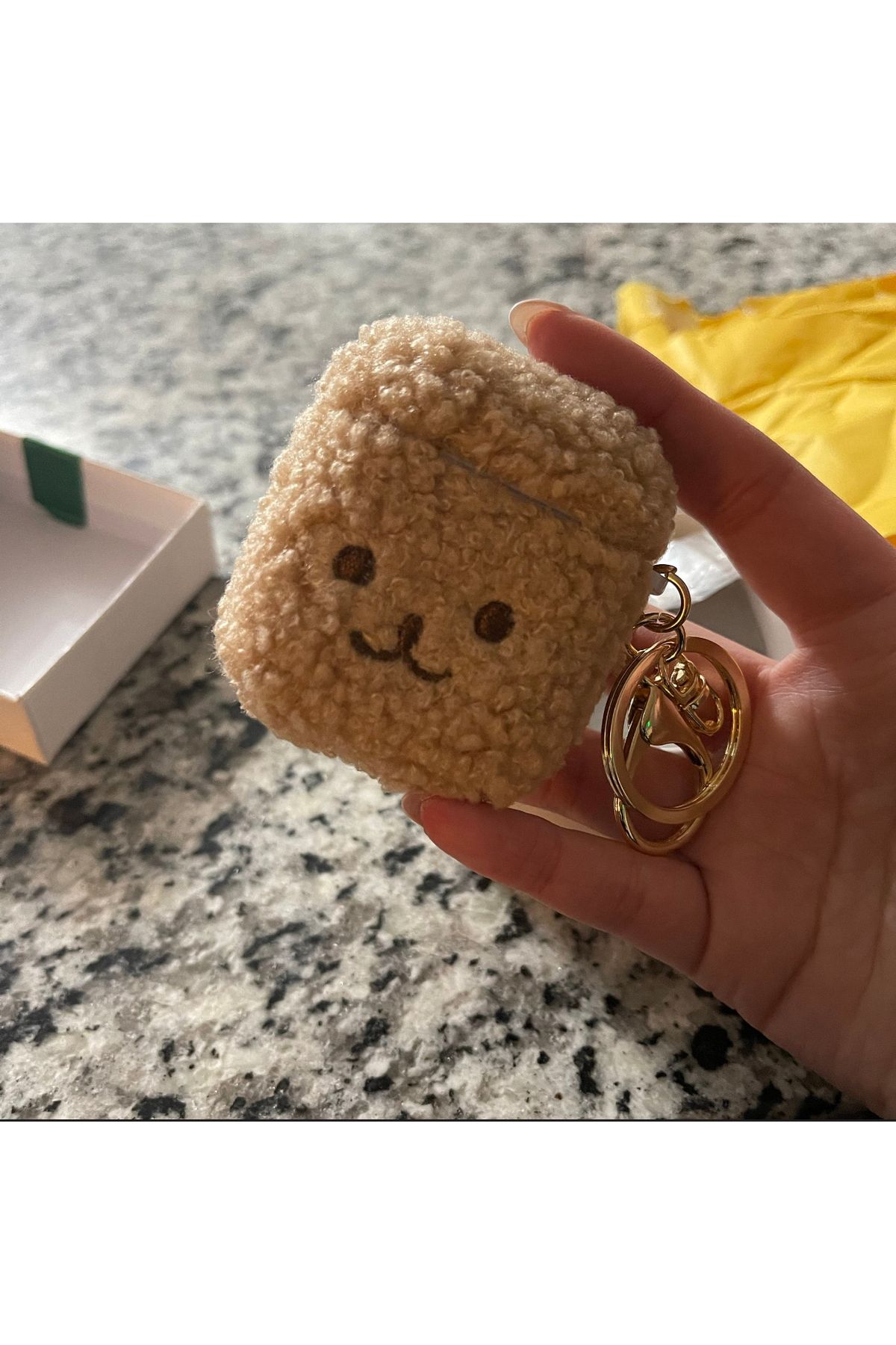 Airpod Pro 2.Nesil Kılıf Kahve Teddy