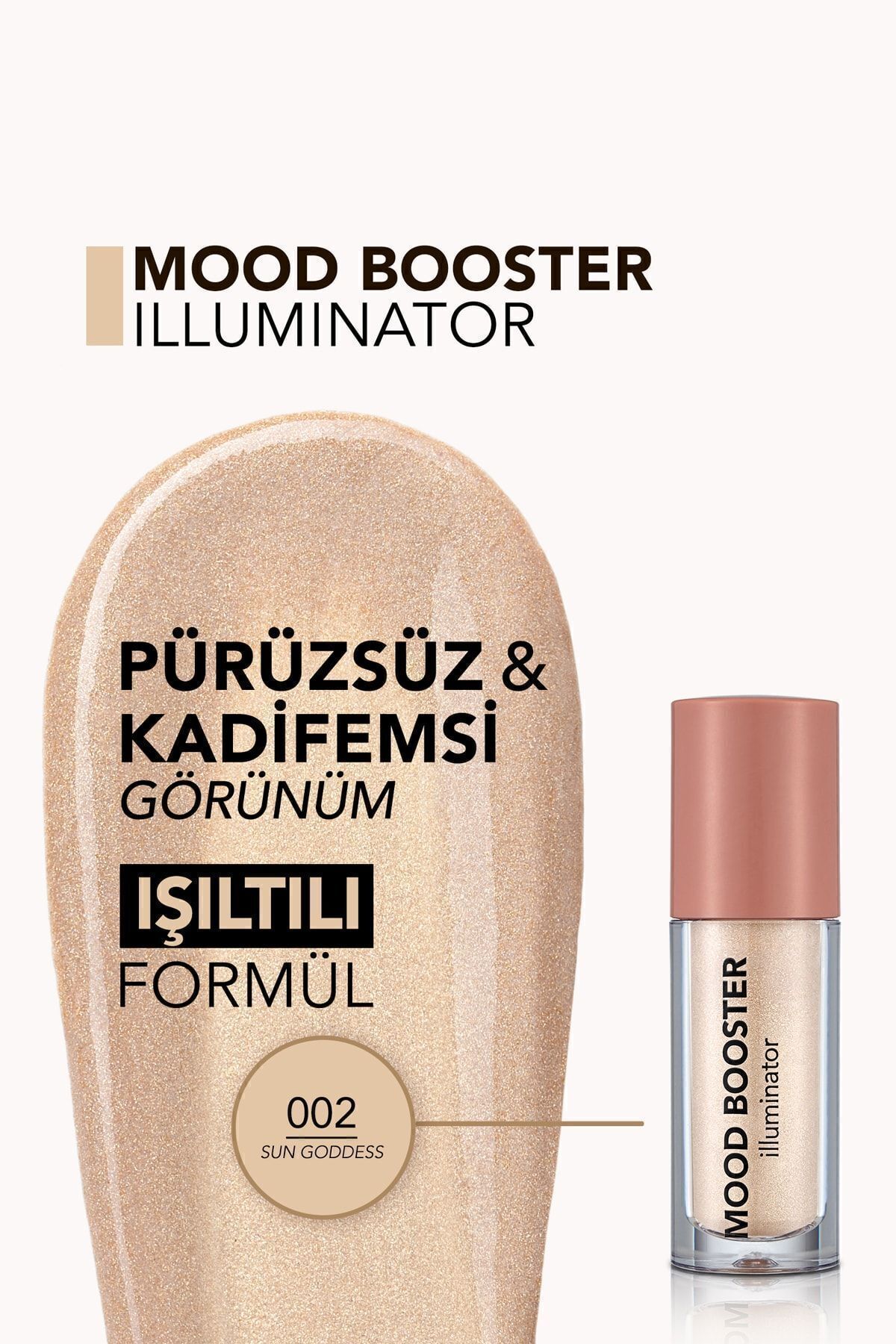 Flormar-Liquid Illuminator - Mood Booster Liquid Illuminator - 002 Sun Goddess -8682536043687 5