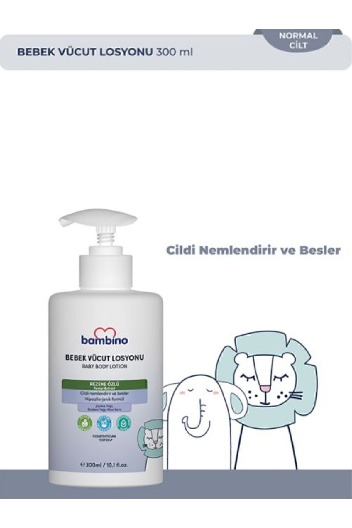 Bambino Bebek Vücut Losyonu 300 ml fotoğrafı 2 (önizleme)