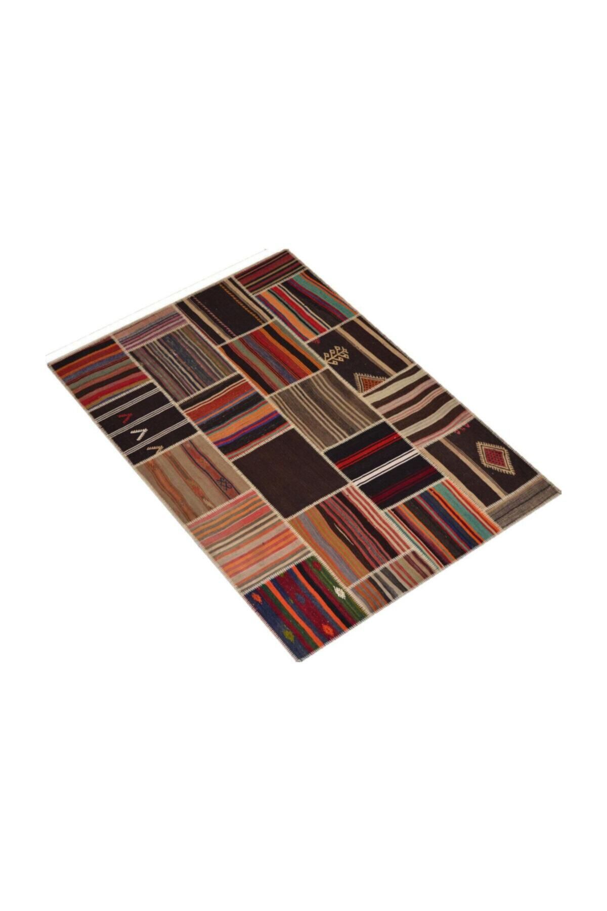 Madalyon Patchwork El Örgüsü Anadolu Kilimi – Spring