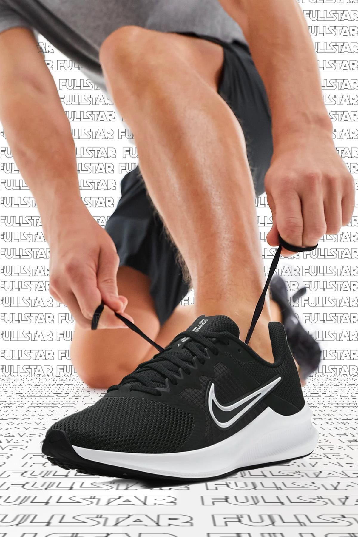 کفش پیاده روی مشکی مردانه Downshifter 11 رانینگ های سیاه Nike