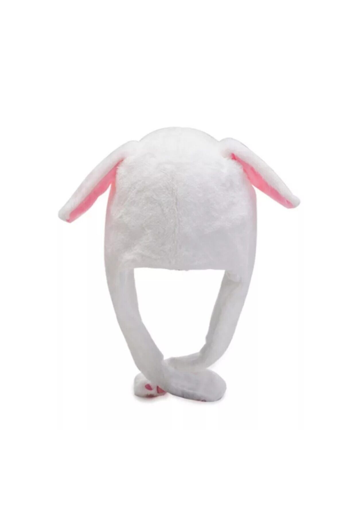 Happy Rabbit-Plush Rabbit Hat with Moving Ears 4
