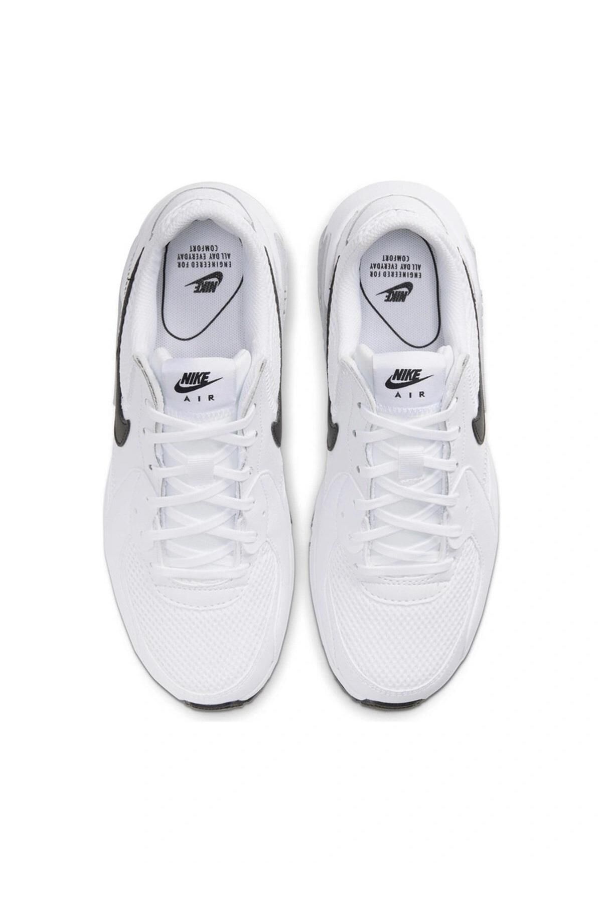 کفش Nike نایکی کفش چرمی Air Max Excee سفید چرم طبیعی کفش اسپرت روزمره سفید اورجینال - تصویر 3