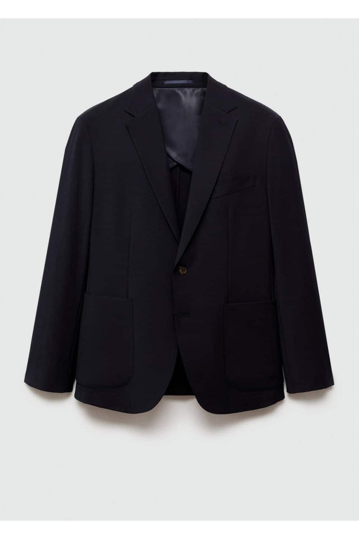 ژاکت مردانه آبی سرمه ای منگو | 77005975 اورجینال - تصویر 3