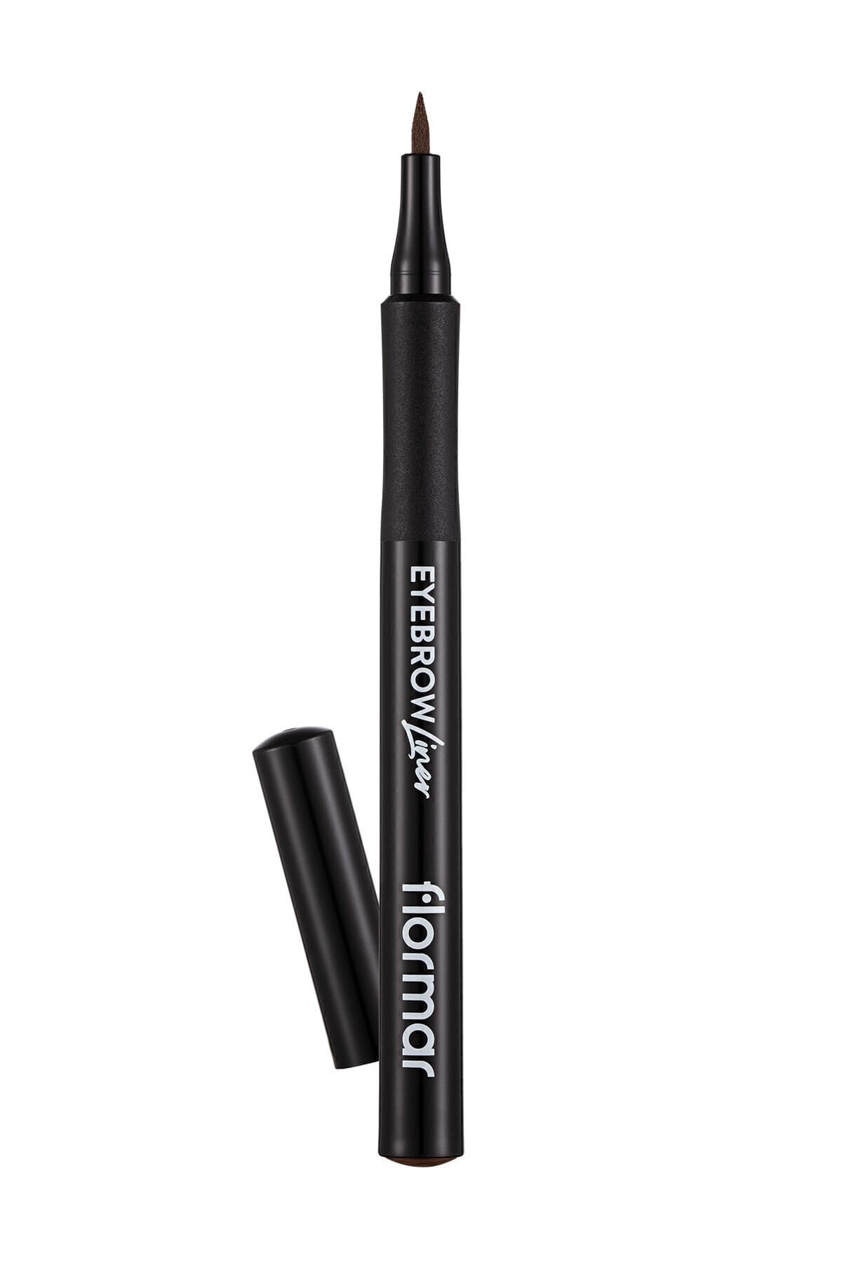 Flormar-قلم حواجب سائل مقاوم للماء - بطانة الحواجب - 002 بني فاتح -8690604620401 1