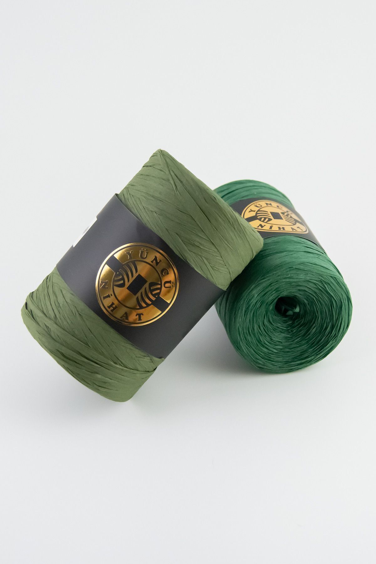 Yüncü Nihat-150Gram Dark Green Raffia String Bag - 250Meter Natural Supla String 5