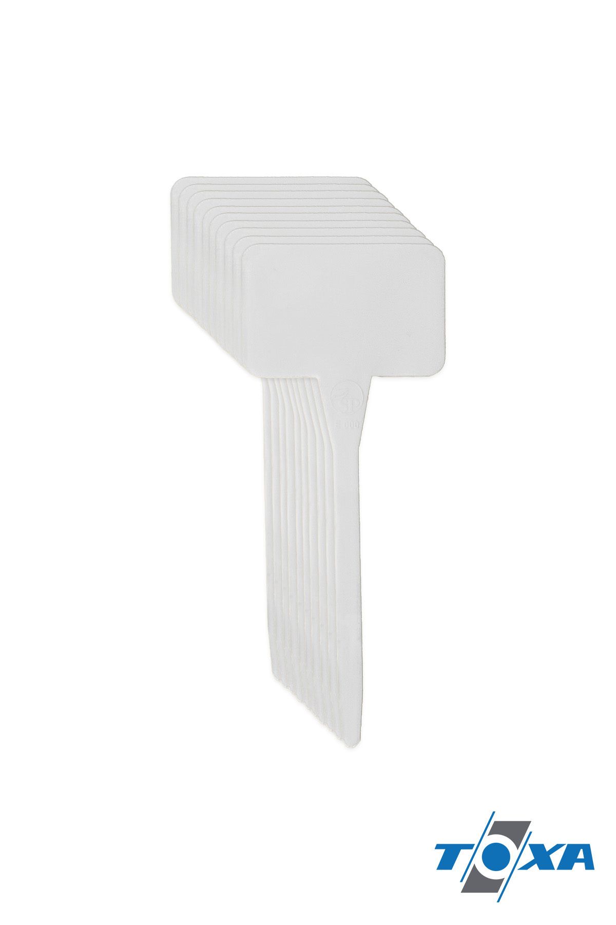 Sera Saksı Etiketi 10 Adet 14x6cm Plastik Çiçek Bitki Fide Levhası Kazıklı Fiyat Etiket Beyaz 3