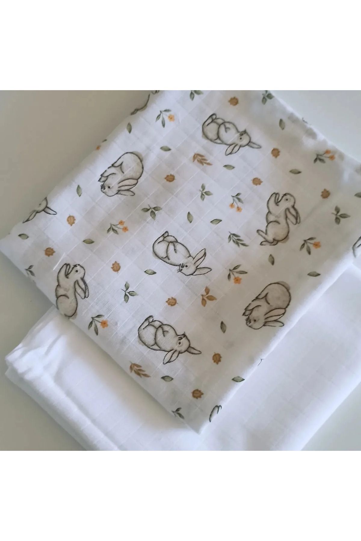 deva design Müslin Kız Erkek Bebek 2’li Kundak Battaniye