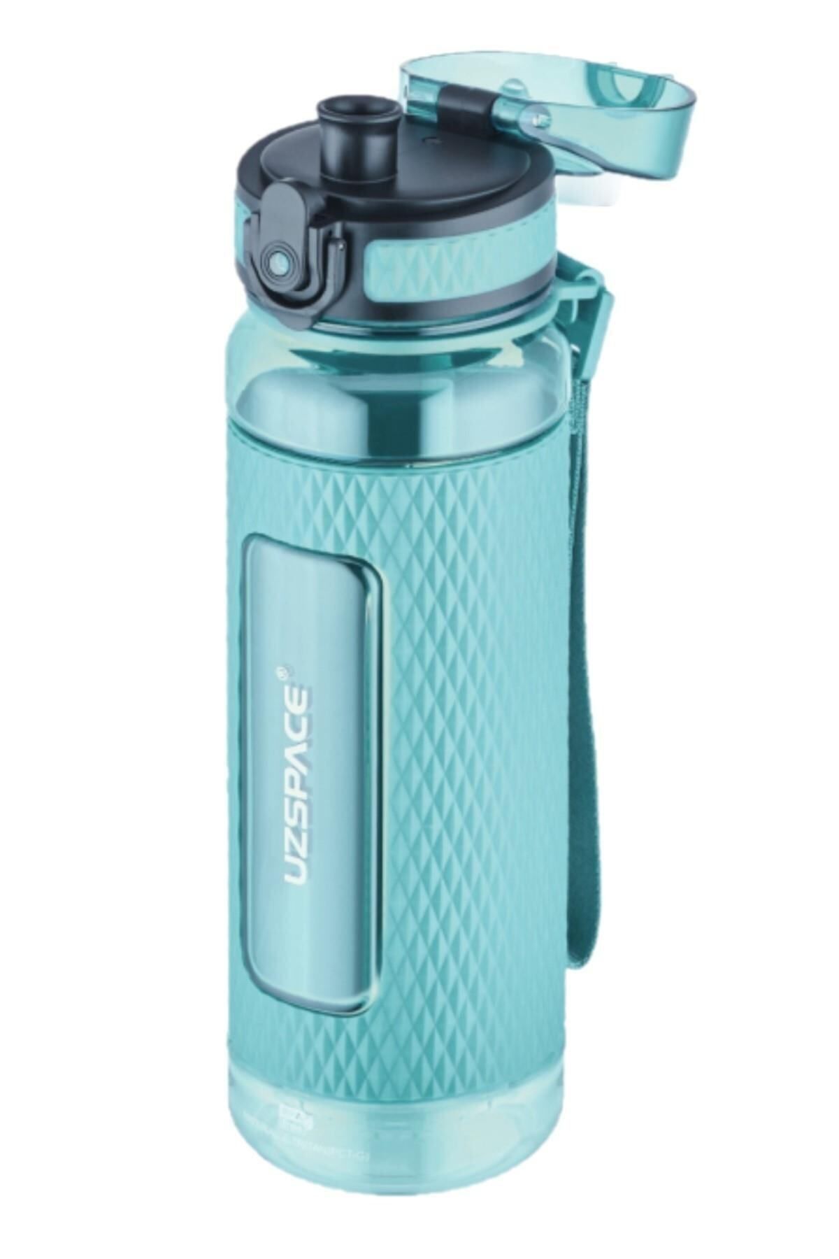 قمقمه ورزشی صورتی FF 520ml آب تریتان جریان بدن محافظت شده سیلیکون Uzspace