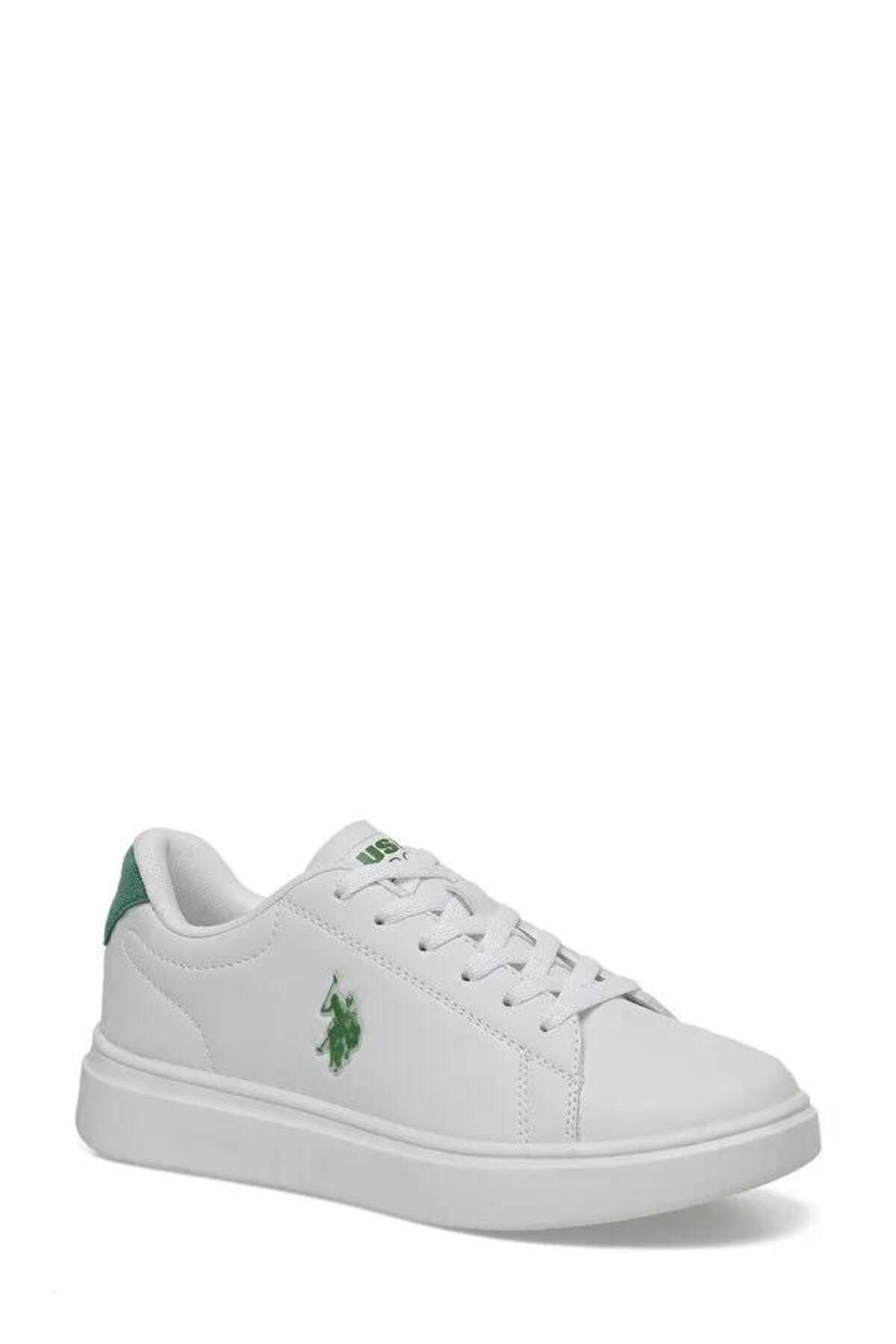 A101501912 101501912 Linde 4Fx U.S. Polo Assn. کفش ورزشی زنانه سفید/سبز Yenikoza