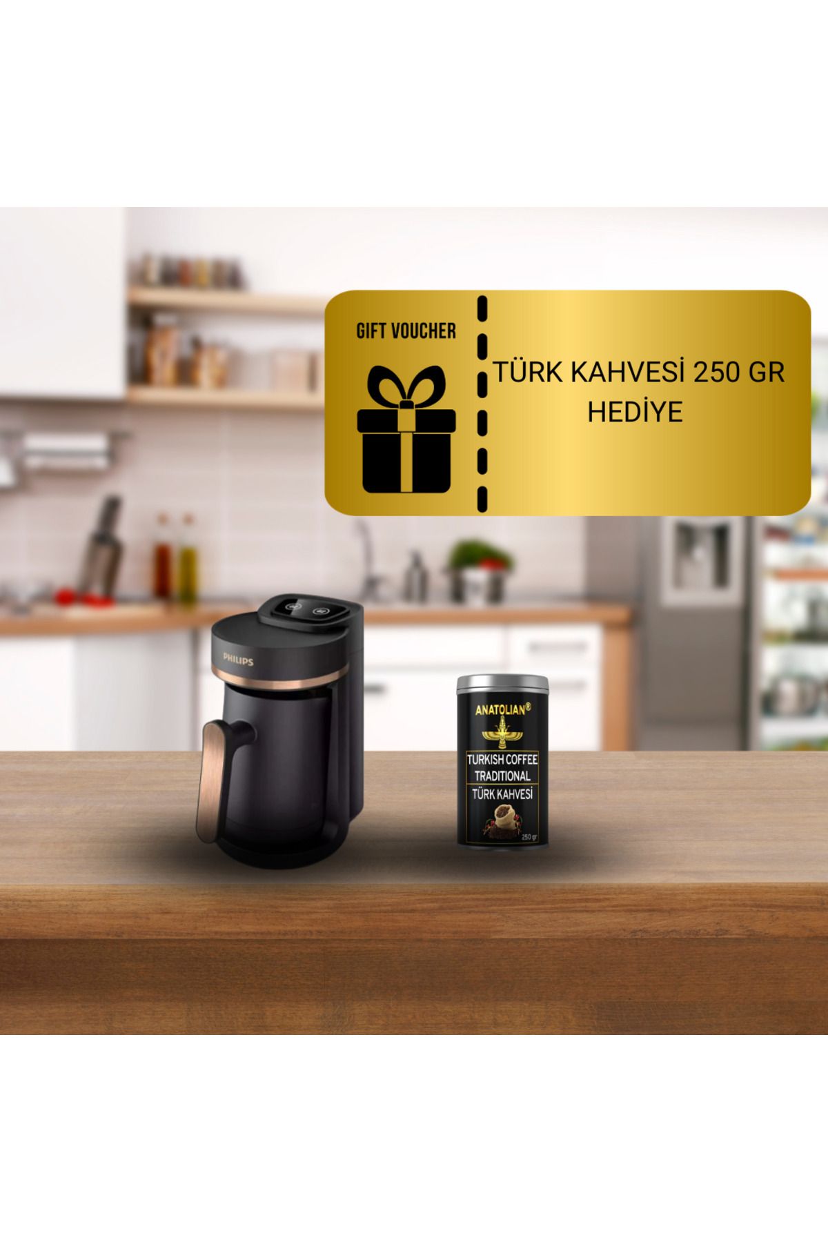 PHİLİPS - Türk Kahvesi Makinesi, 4 Kişilik, Közde Pişirme Özelliği, HDA150/60 2