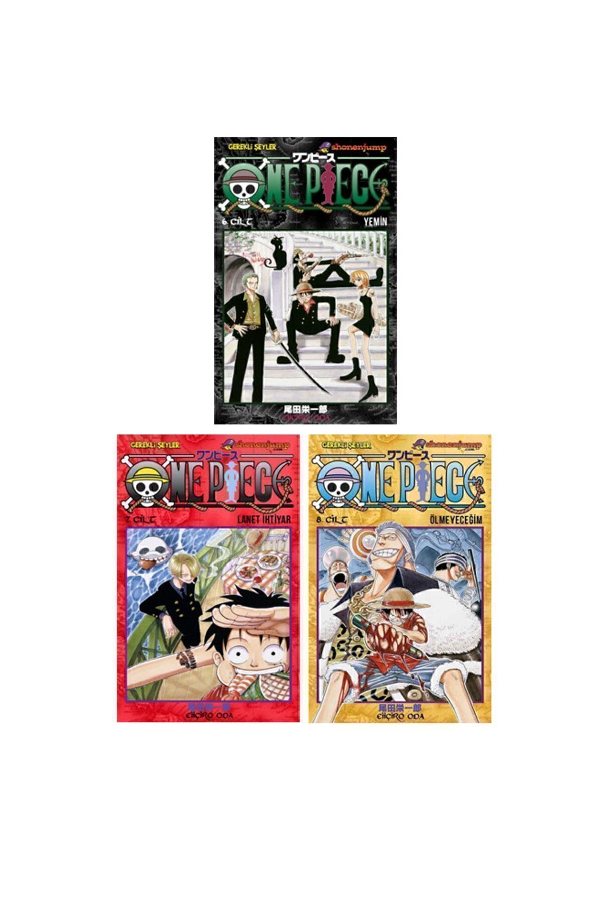 Gerekli Şeyler Yayıncılık One Piece 6-7-8. Ciltler Manga Seti