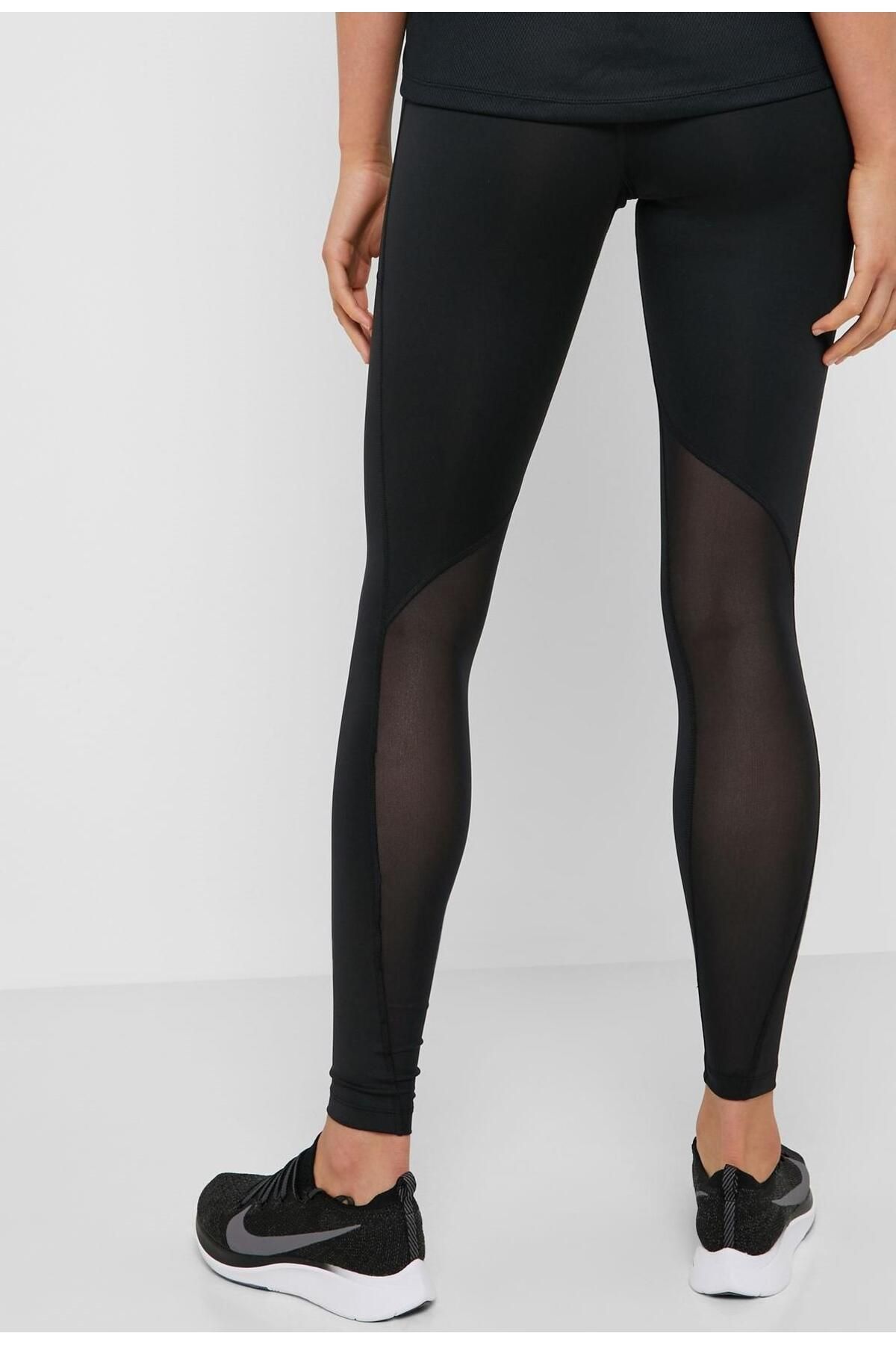 Nike Running Fast Tight Toparlay c Bol Cepli Siyah Kad n Tayt