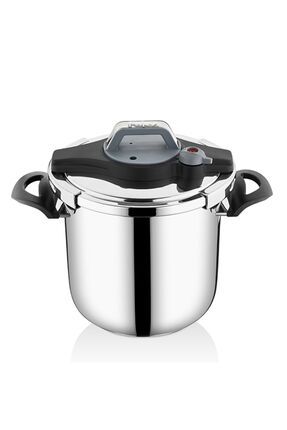 Falez Vento 4 Lt Düdüklü Tencere Siyah-Gri