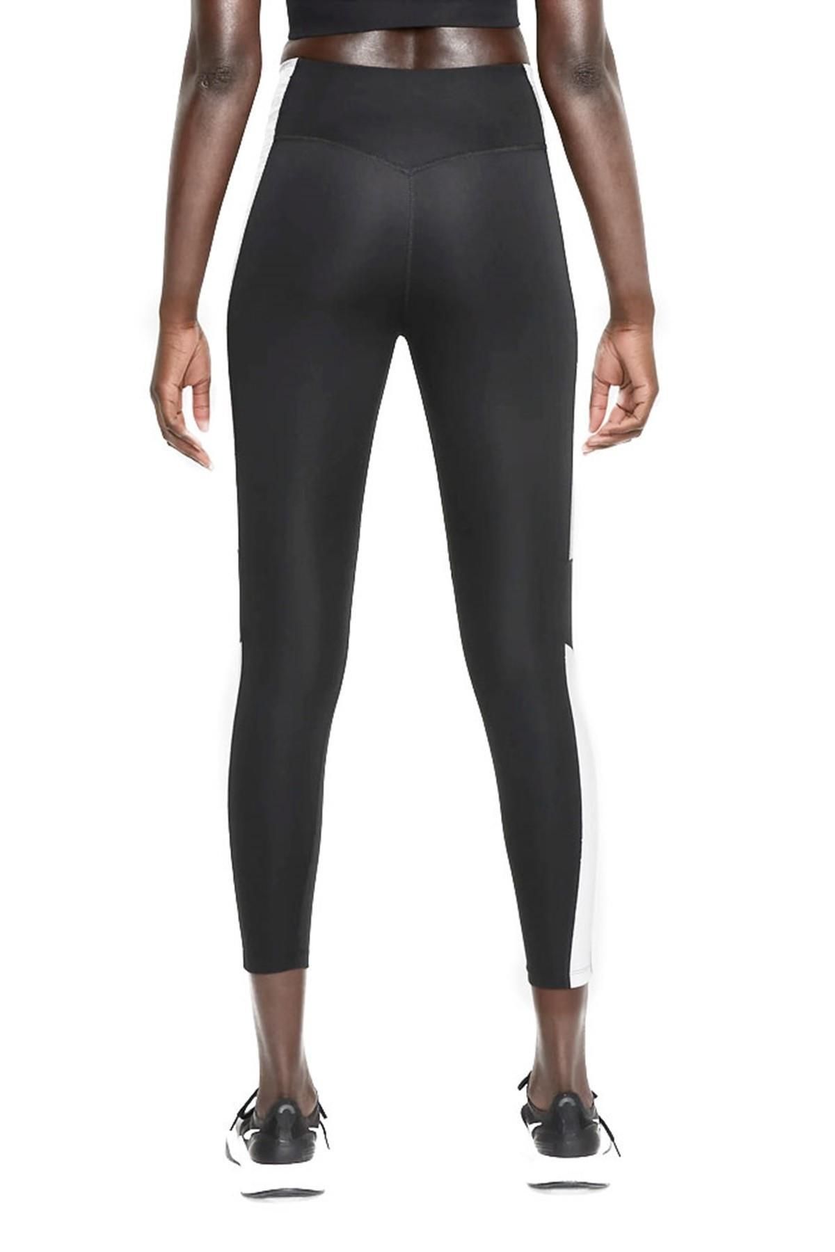 Nike Dri Fit Color Block 7 8 Leggings Black Toparlay c Tayt Siyah Fiyat Yorumlar Trendyol