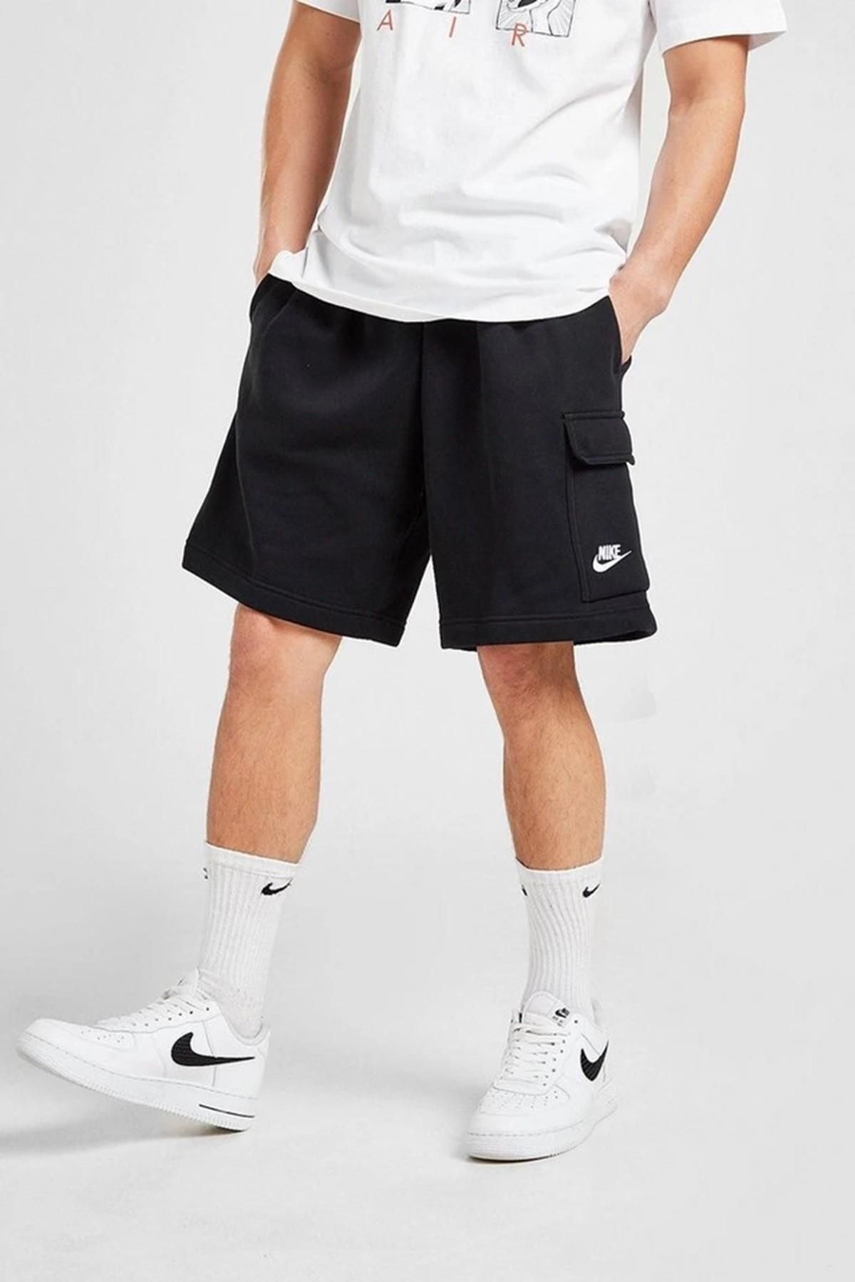 Nike Sportswear Club Men s Cargo Shorts Erkek Pamuklu Kargo ort Siyah