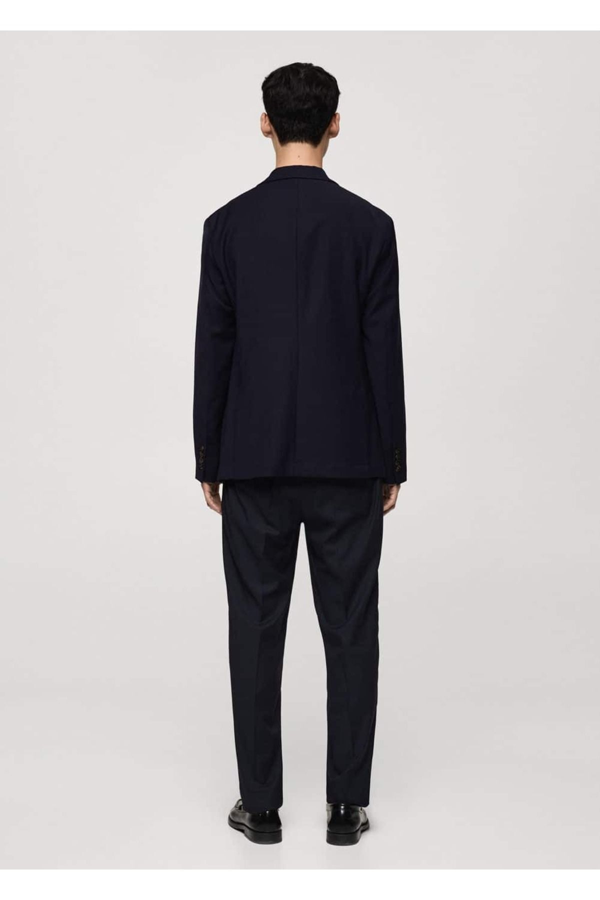 ژاکت مردانه آبی سرمه ای منگو | 77005975 اورجینال - تصویر 4