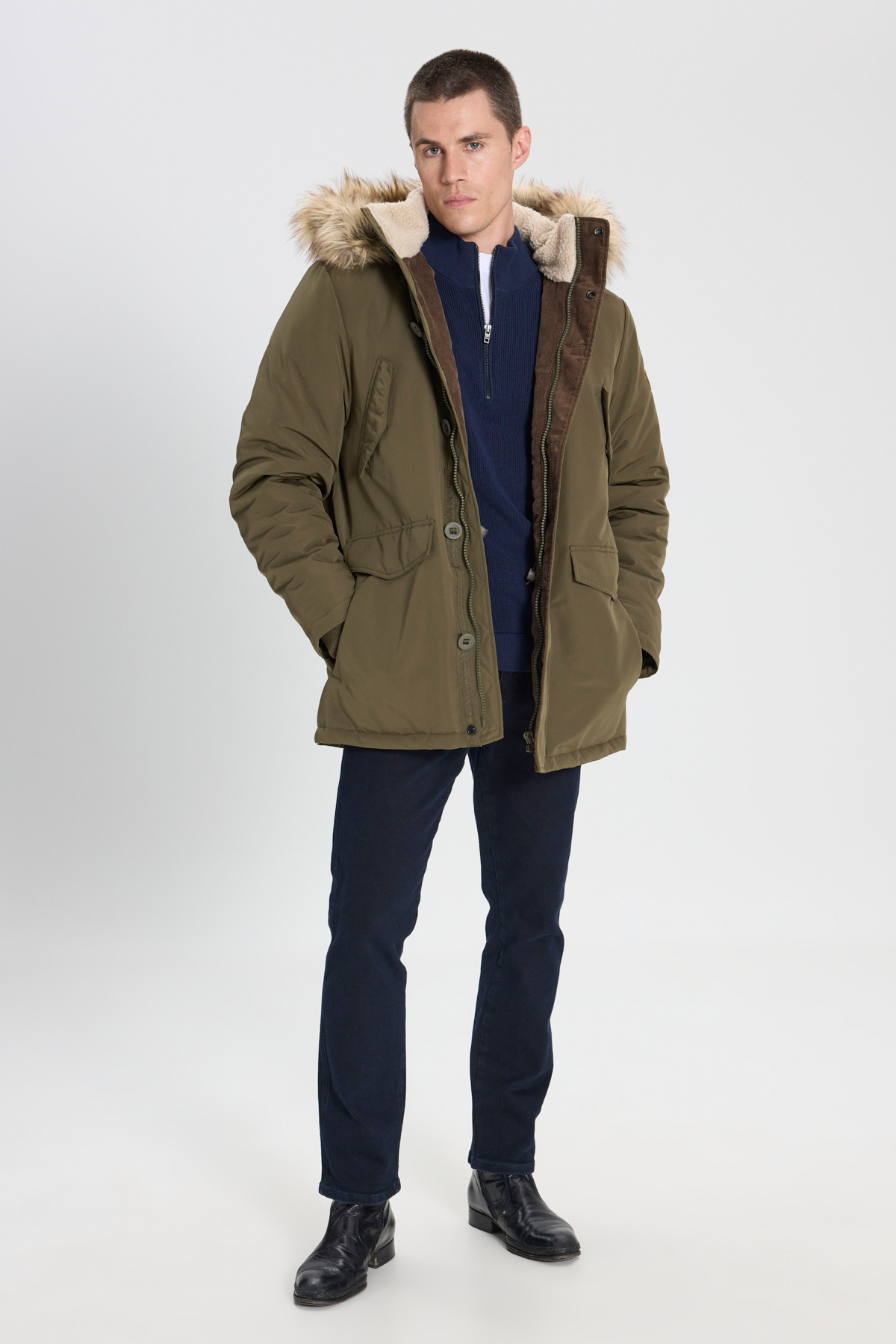 WRANGLER Regular Fit Normal Kesim Mont görsel 3