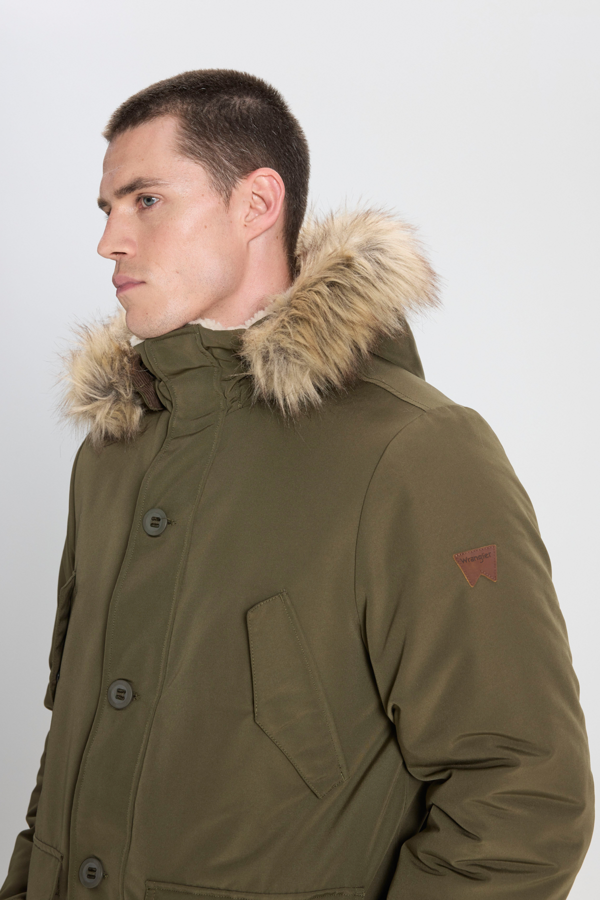 WRANGLER Regular Fit Normal Kesim Mont görsel 4