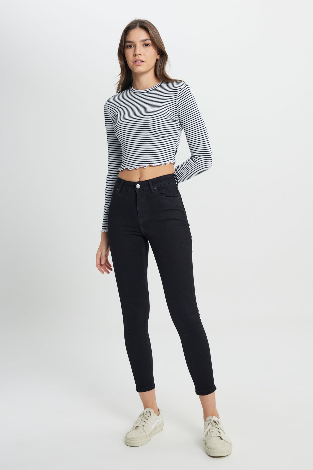Lee-High Waist Skinny Fit Jeans - Slim Fit Trousers 3