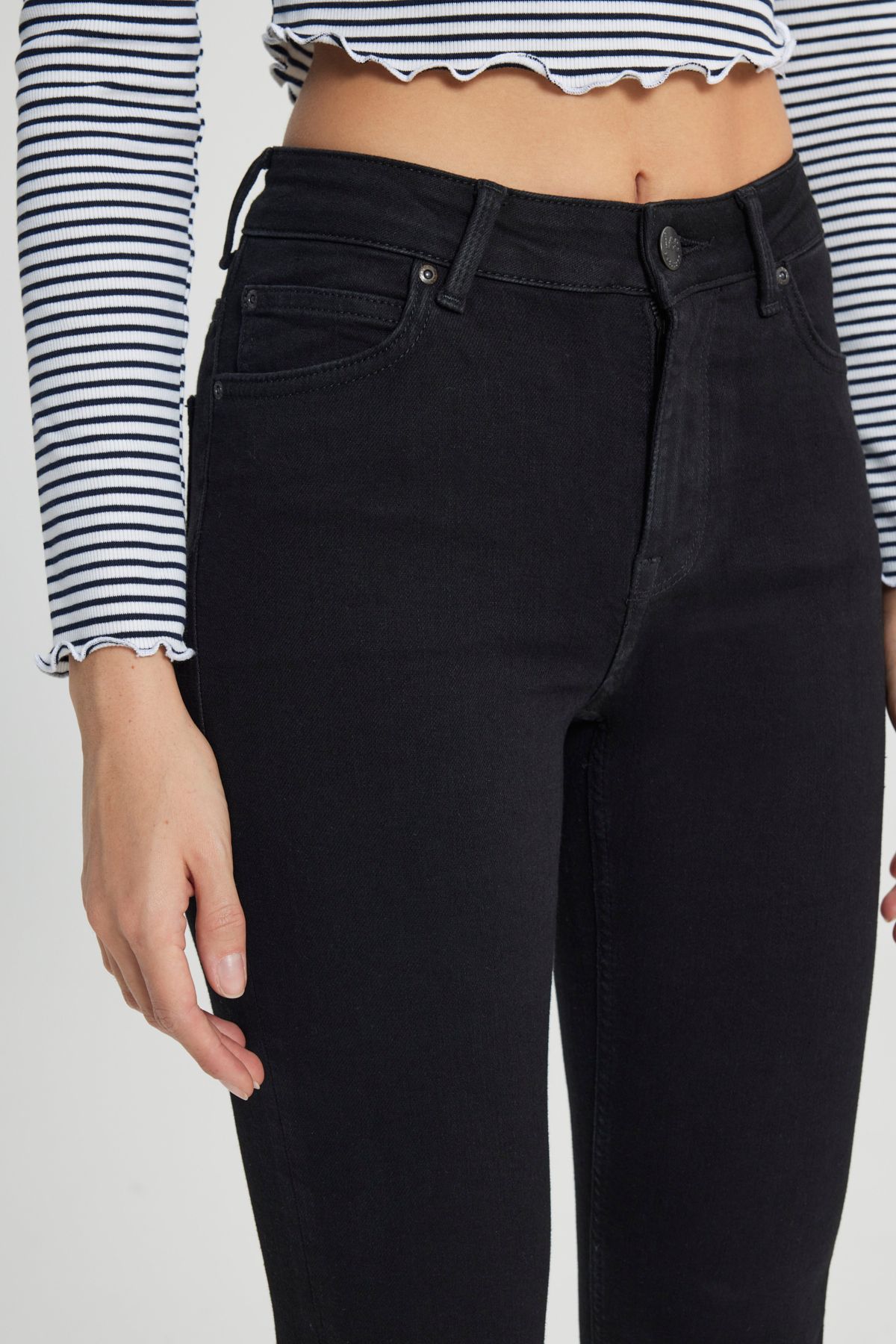 Lee-High Waist Skinny Fit Jeans - Slim Fit Trousers 6