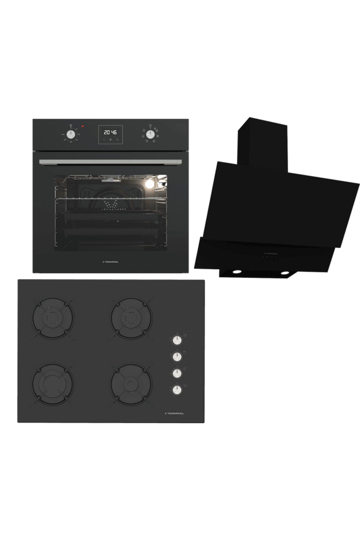 Ankastre Set (BO O64D5C B + BH P7144C B + CH C6532C BB)