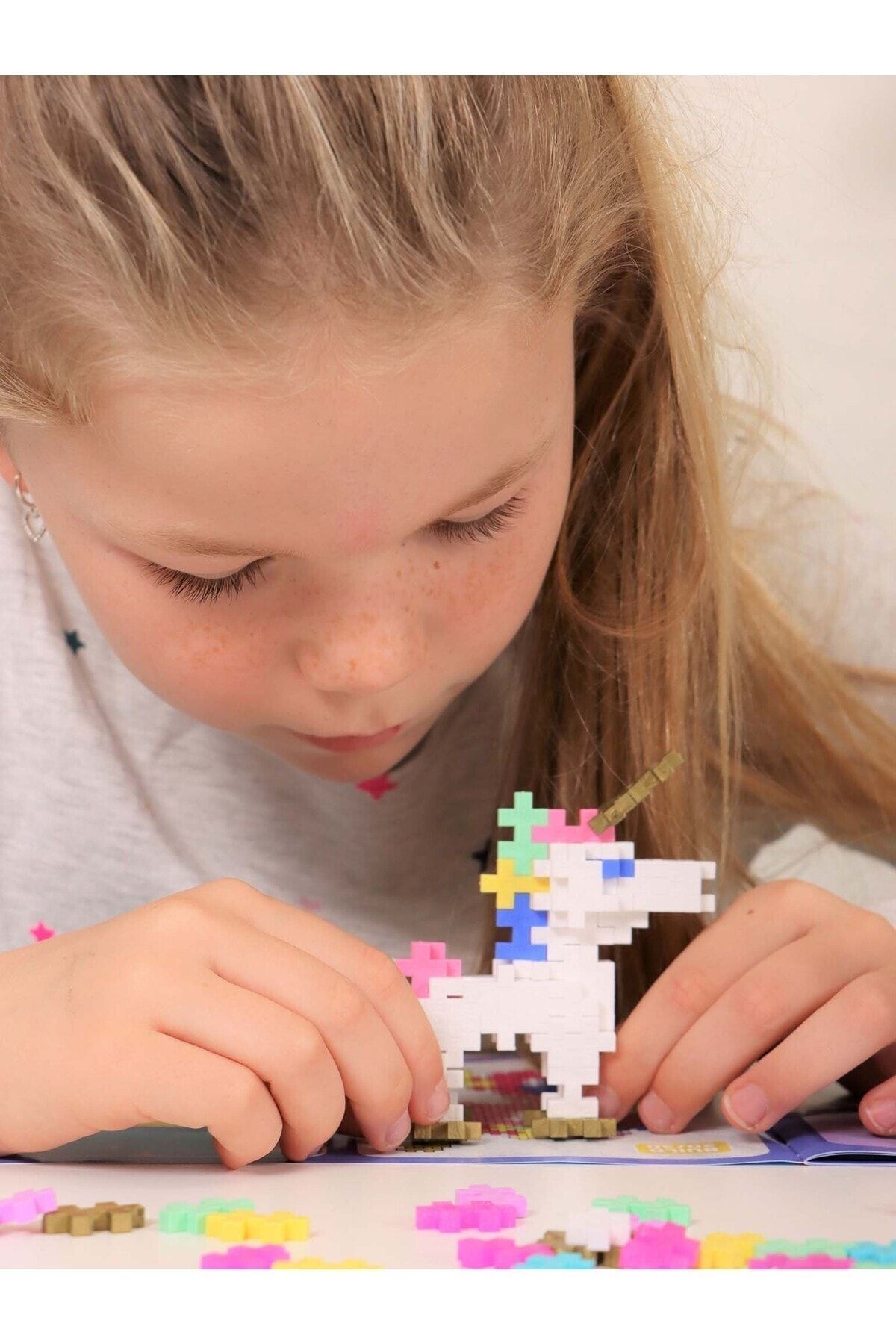 TOYFEST-Plus - Plus Minecraft Themed Learn to Build Unicorns Lego Building Toy (275 Pieces) 3908 3