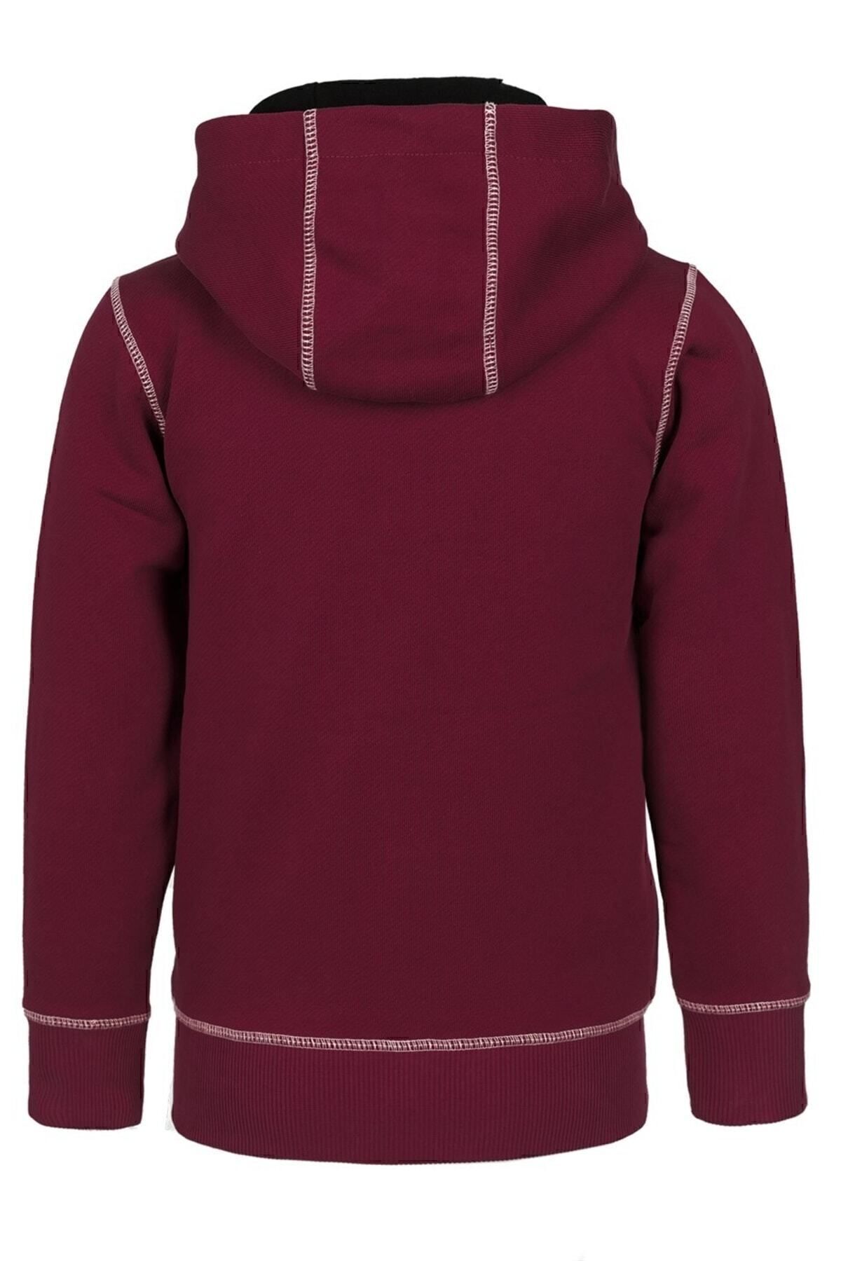 سویشرت پسرانه بورگوندی BRZ KIDS | B-23-01-15 اورجینال - تصویر 3
