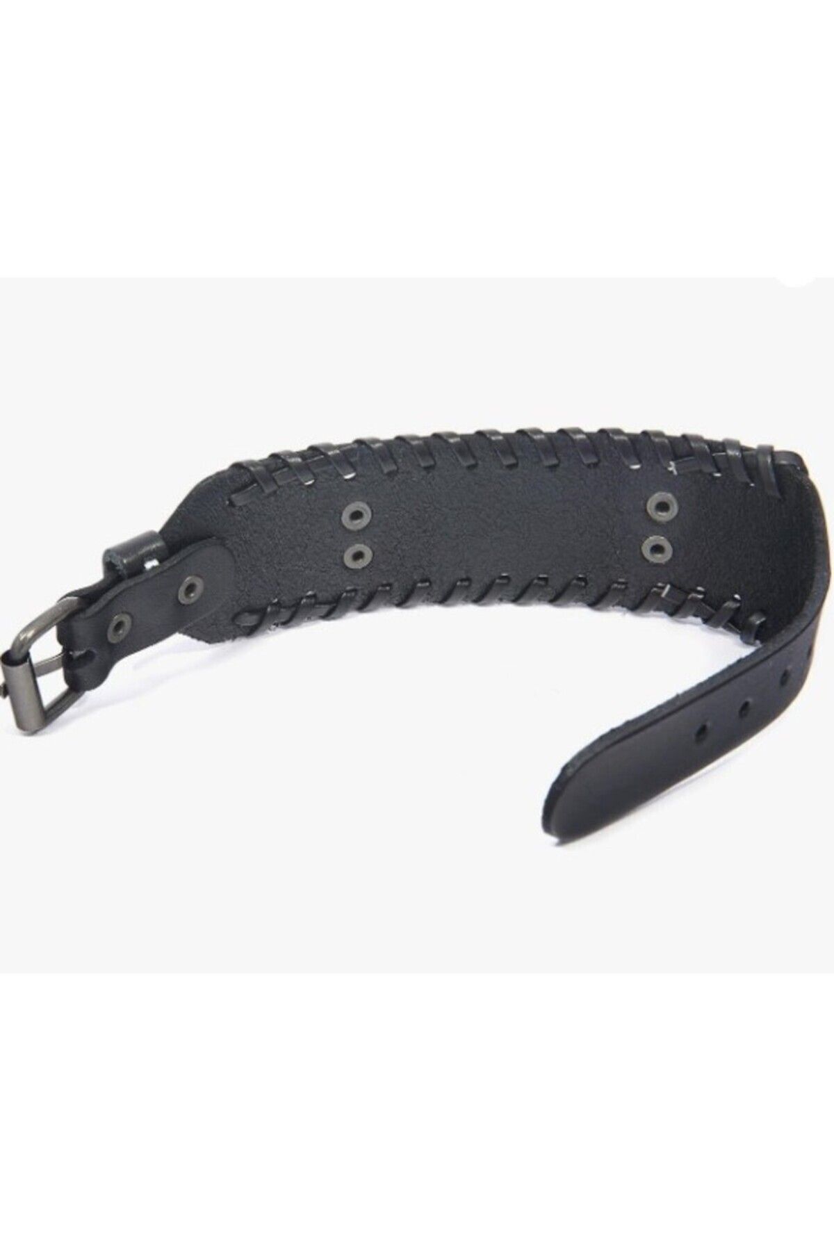 Visale Store-Vegan Leather Viking(Valknut) Jewelry Pirate Bracelet 5