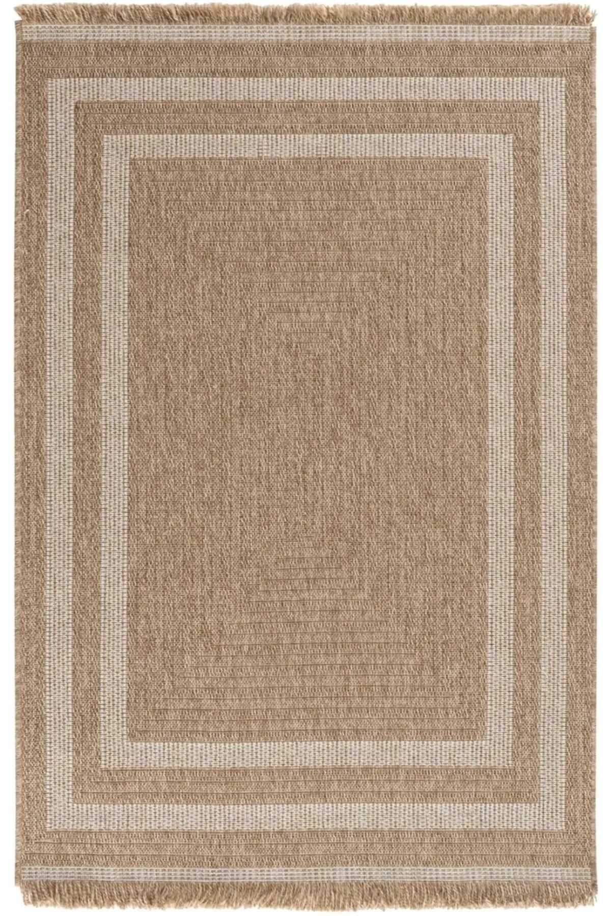 Seyran Carpet India 668 White Mesh Textured Modern Woven Base Pile Dustproof Carpet
