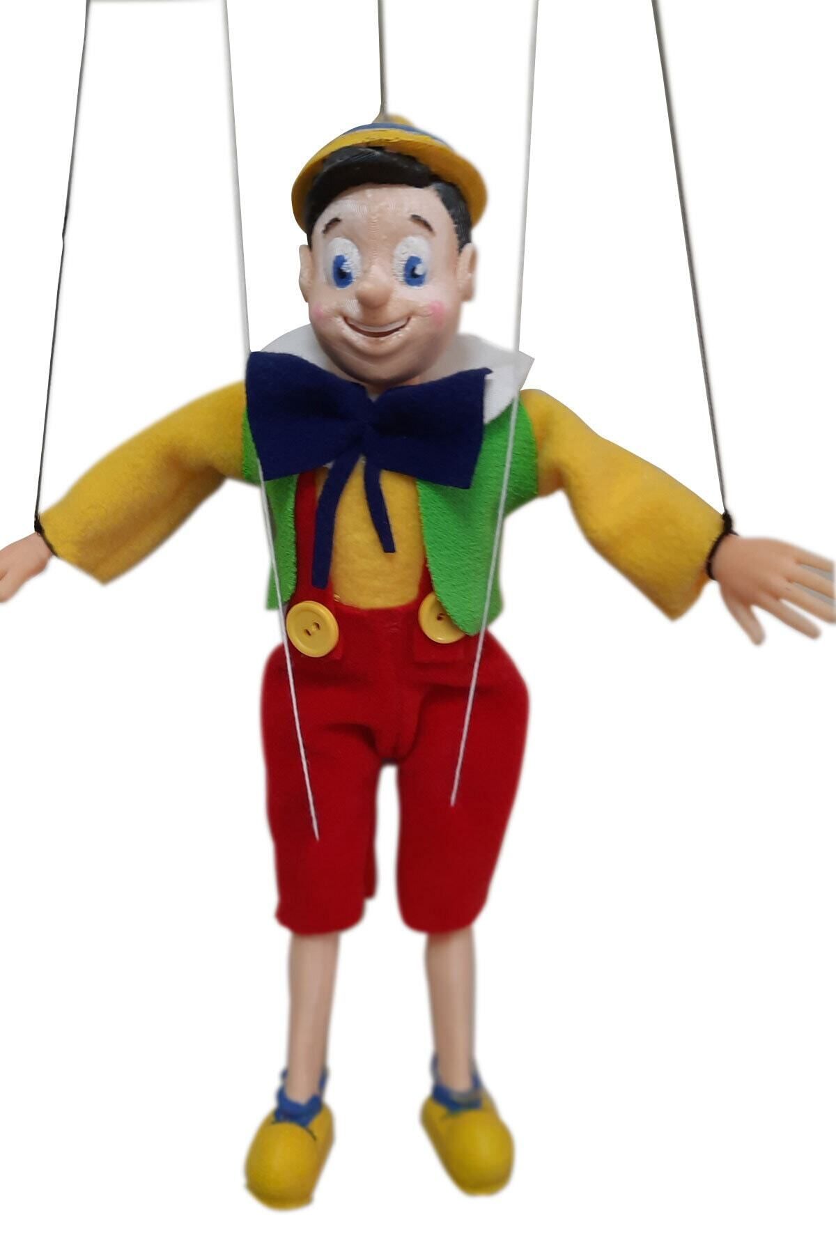 Uçaneller Kuklaevi-Pinocchio Puppet with String 3