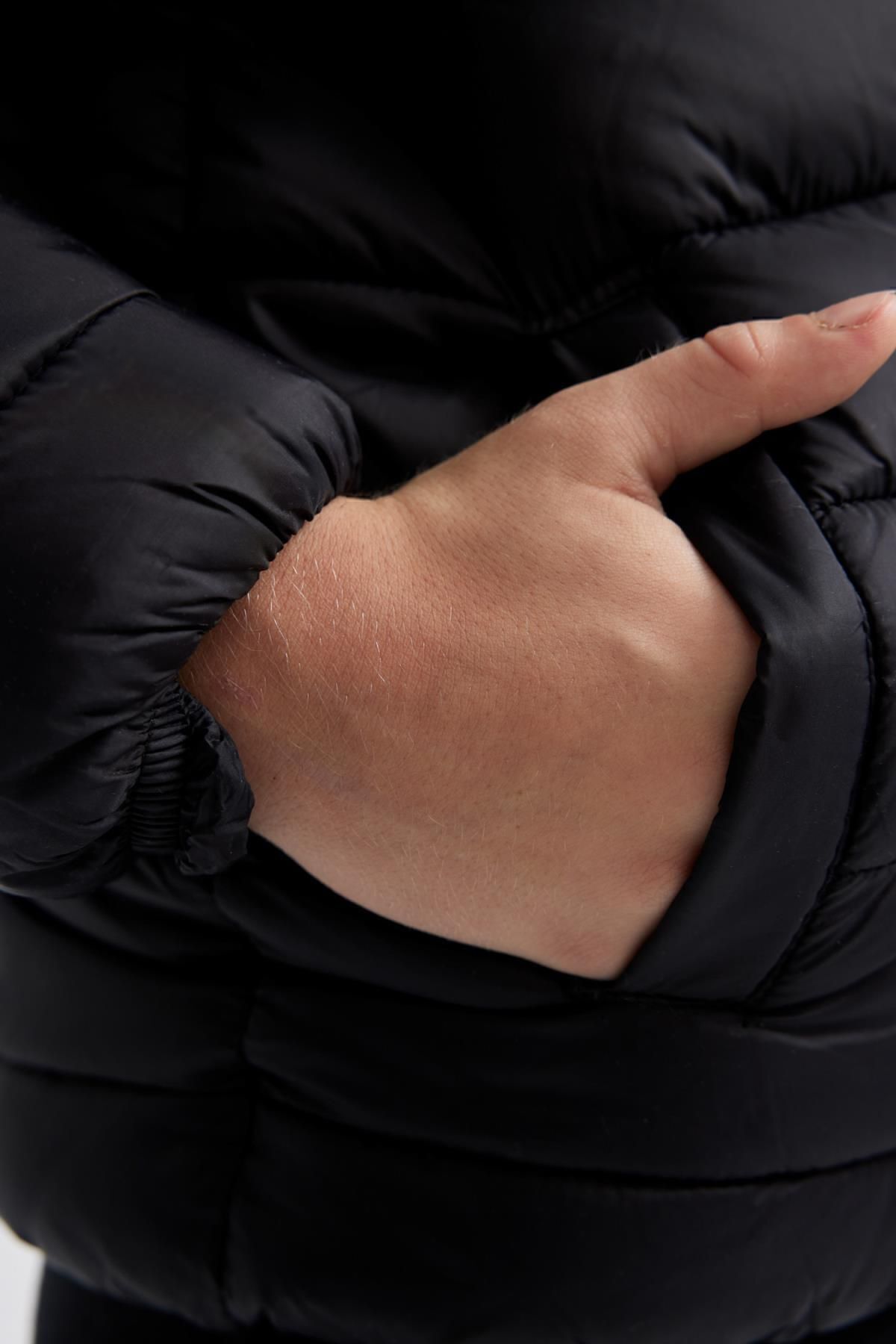 Erkek Çocuk Su Itici Kapüşonlu Basic Şişme Mont B1824a824sp