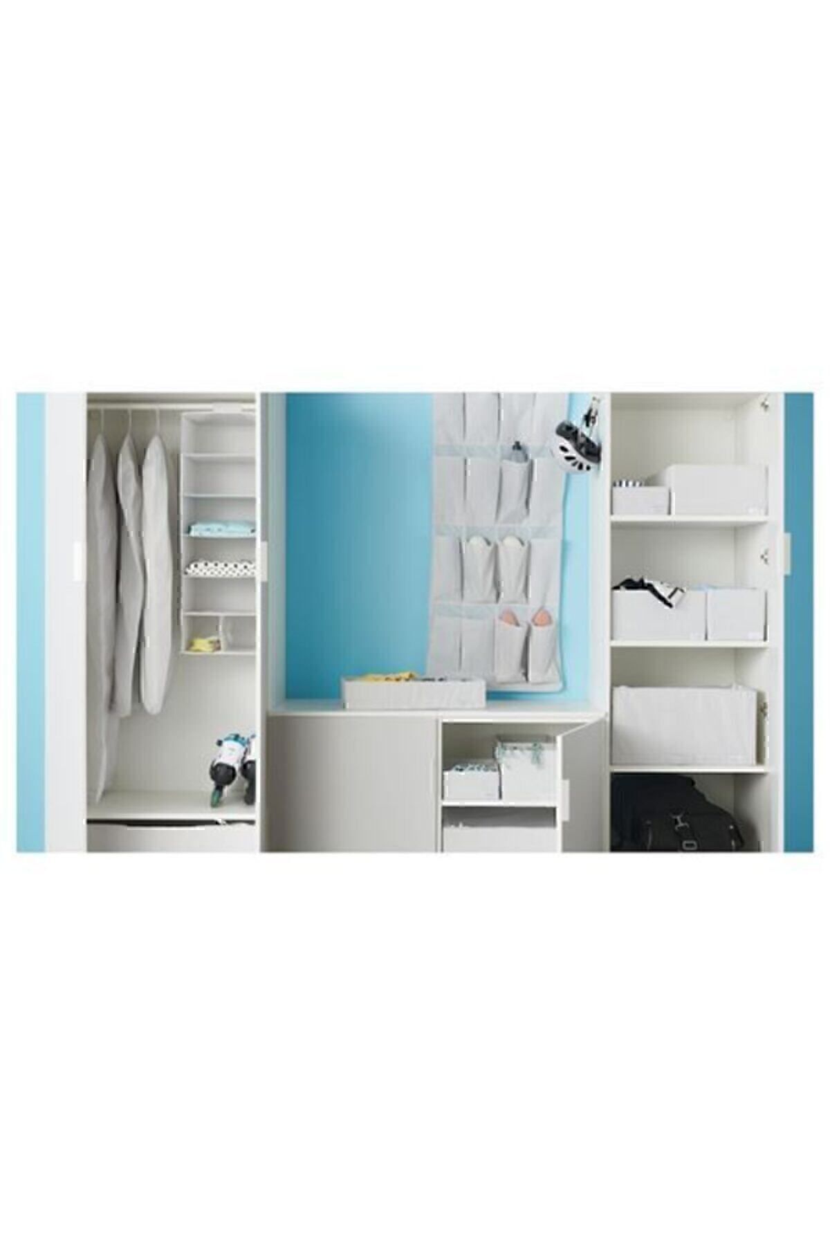 IKEA-Organizator pentru dulap sau umeraș cu compartimente suspendabile 5