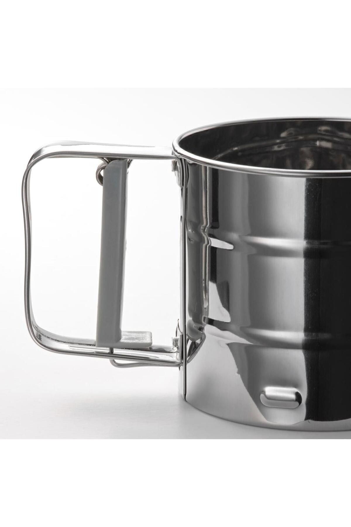 IKEA-Flour Sieve Apparatus Practical Use Thin Sieve Diameter: 10.5 Cm Height: 9.5 Cm 5