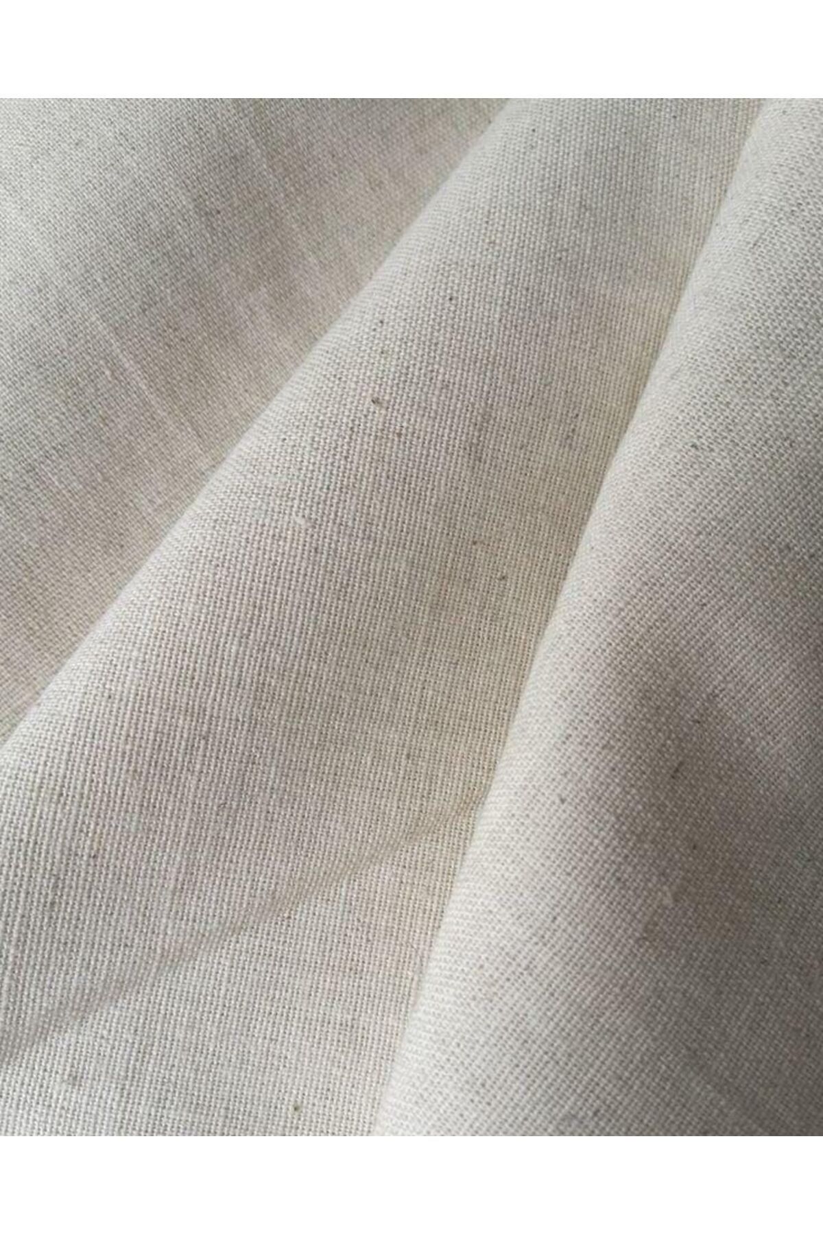 CASPARA-Texture I - Organic Raw Linen Tablecloth with Stylish Design 2