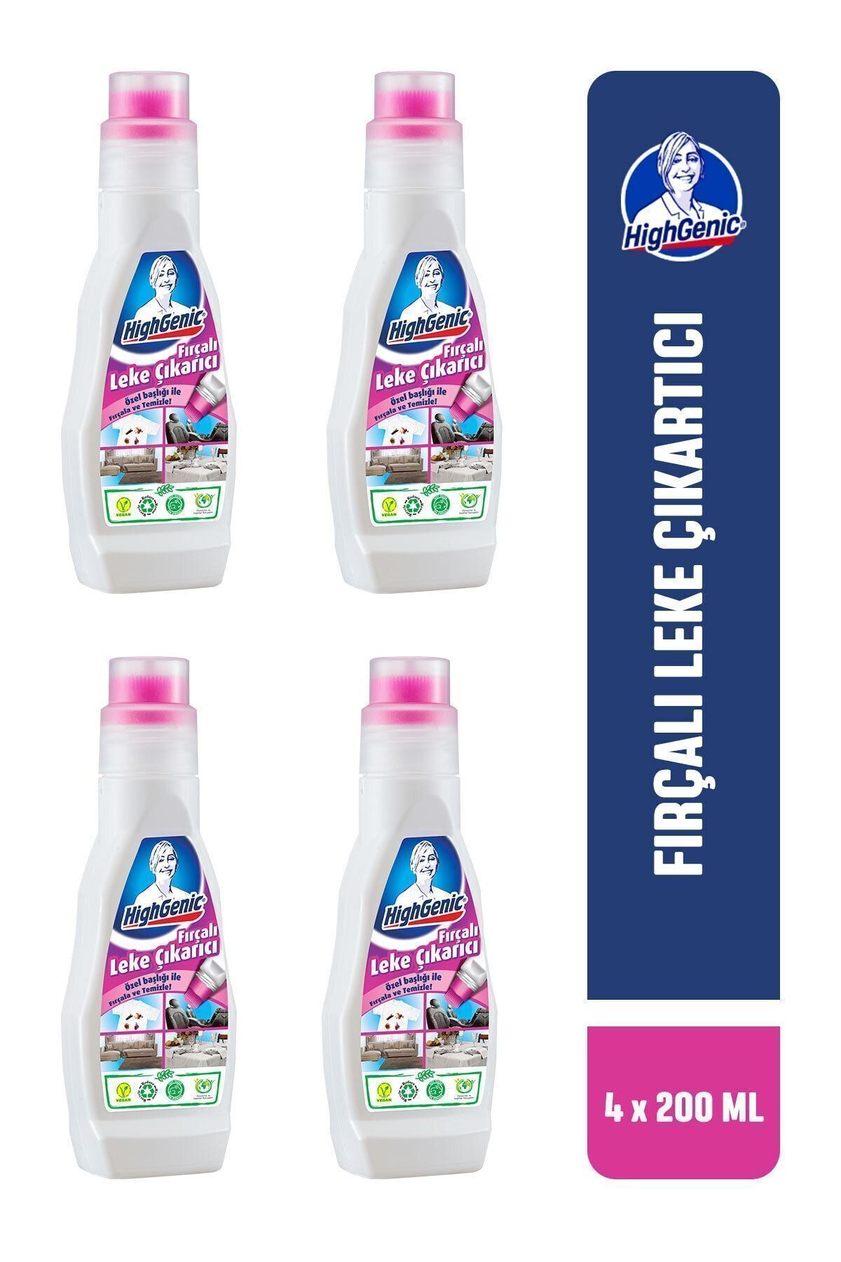 Fırçalı Leke Çıkarıcı 4 X 200 Ml