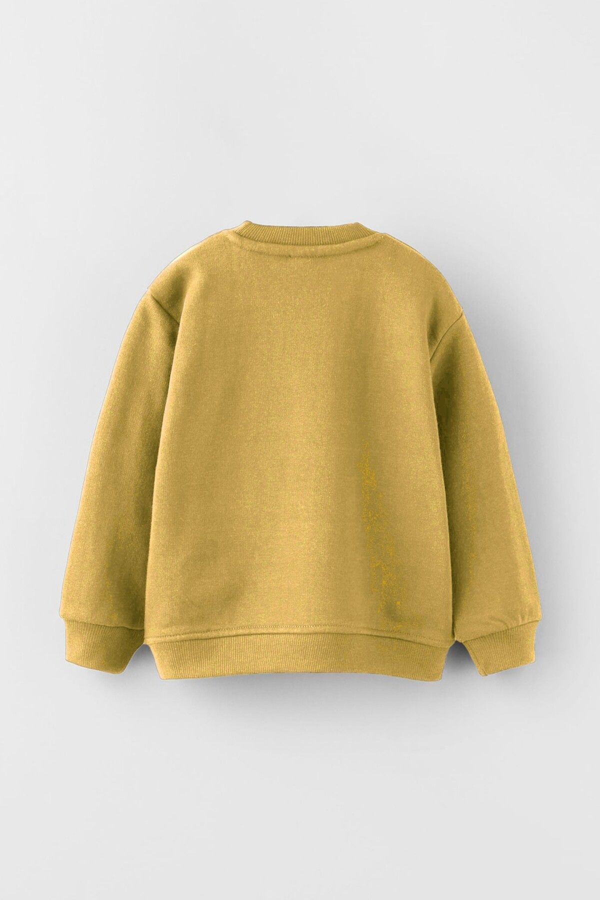 Mat Sarı 3 Ip Şardonlu Çocuk Sweatshirt