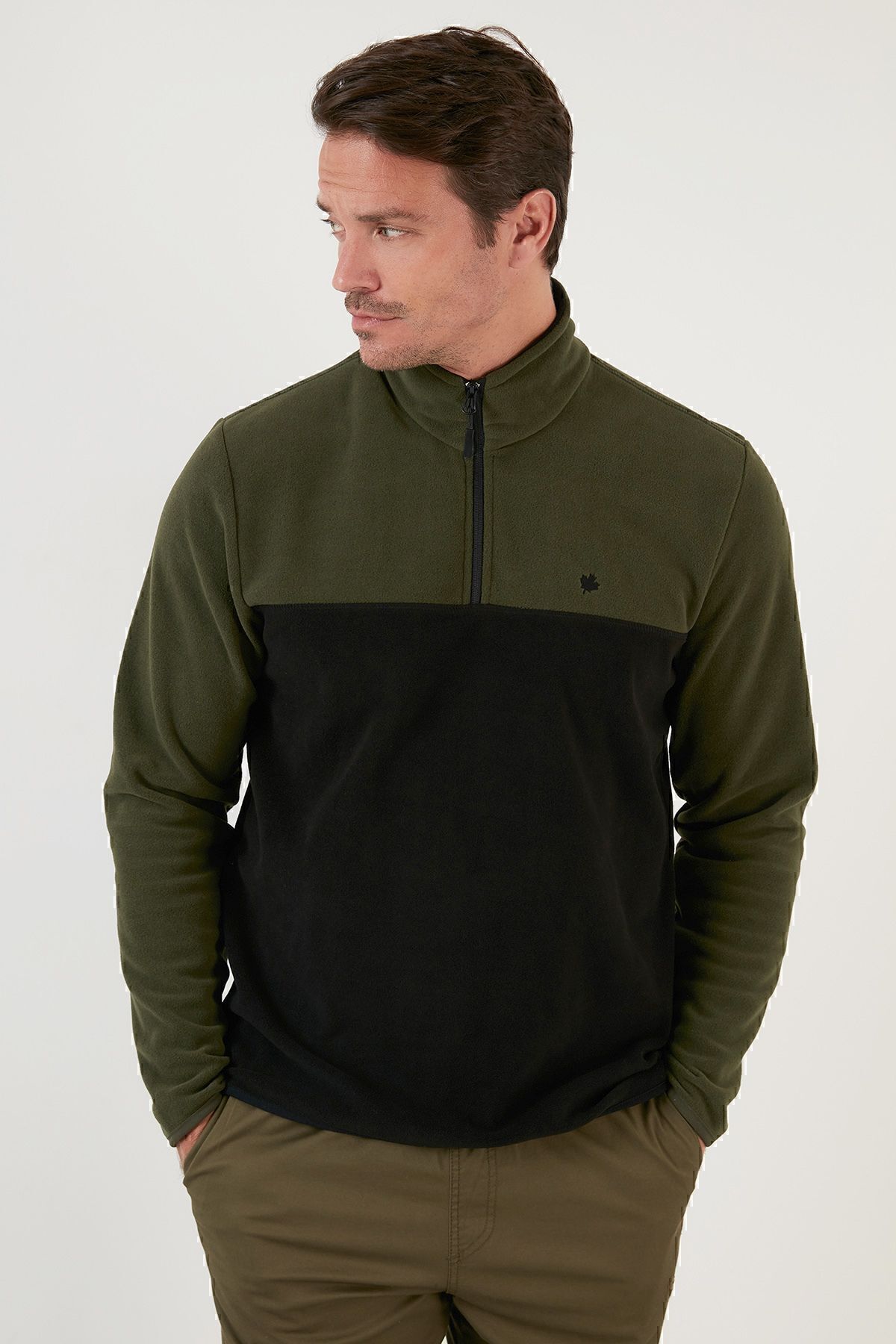 سویشرت مردانه خاکی بوراتی | 5906016 اورجینال - تصویر 4