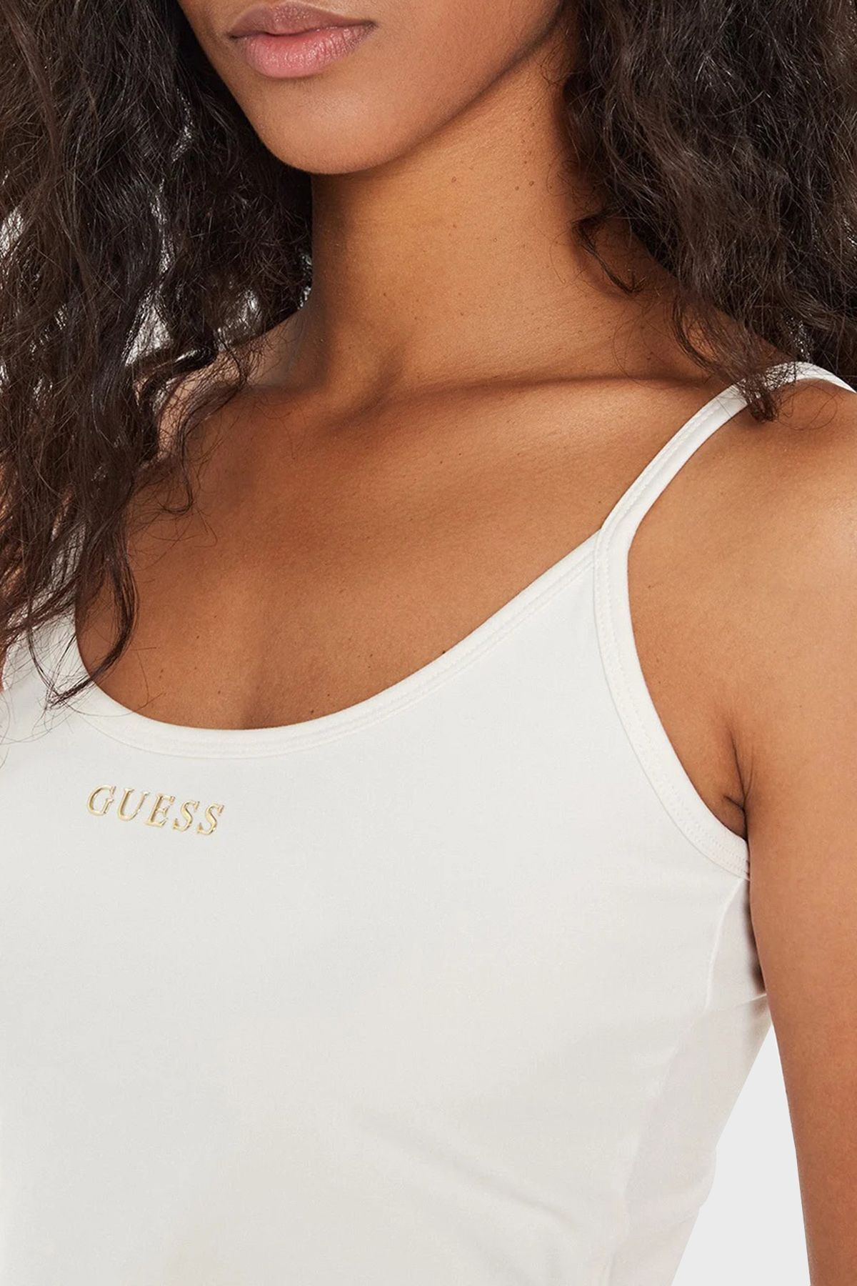Guess-Marika Stretch String Strap Slim Fit Crop Top - V4YP11KCD02 4