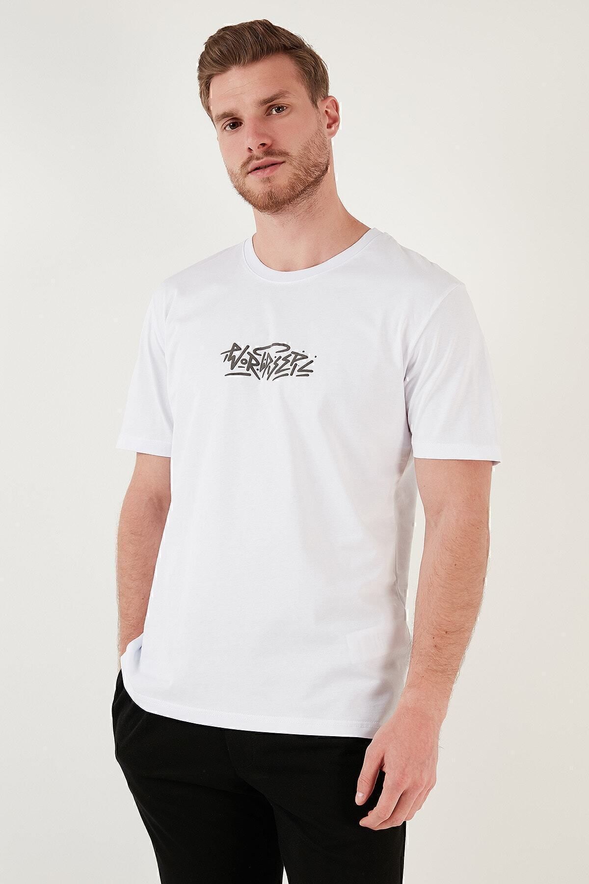 تیشرت مردانه سفید بوراتی | 5902603 اورجینال - تصویر 2