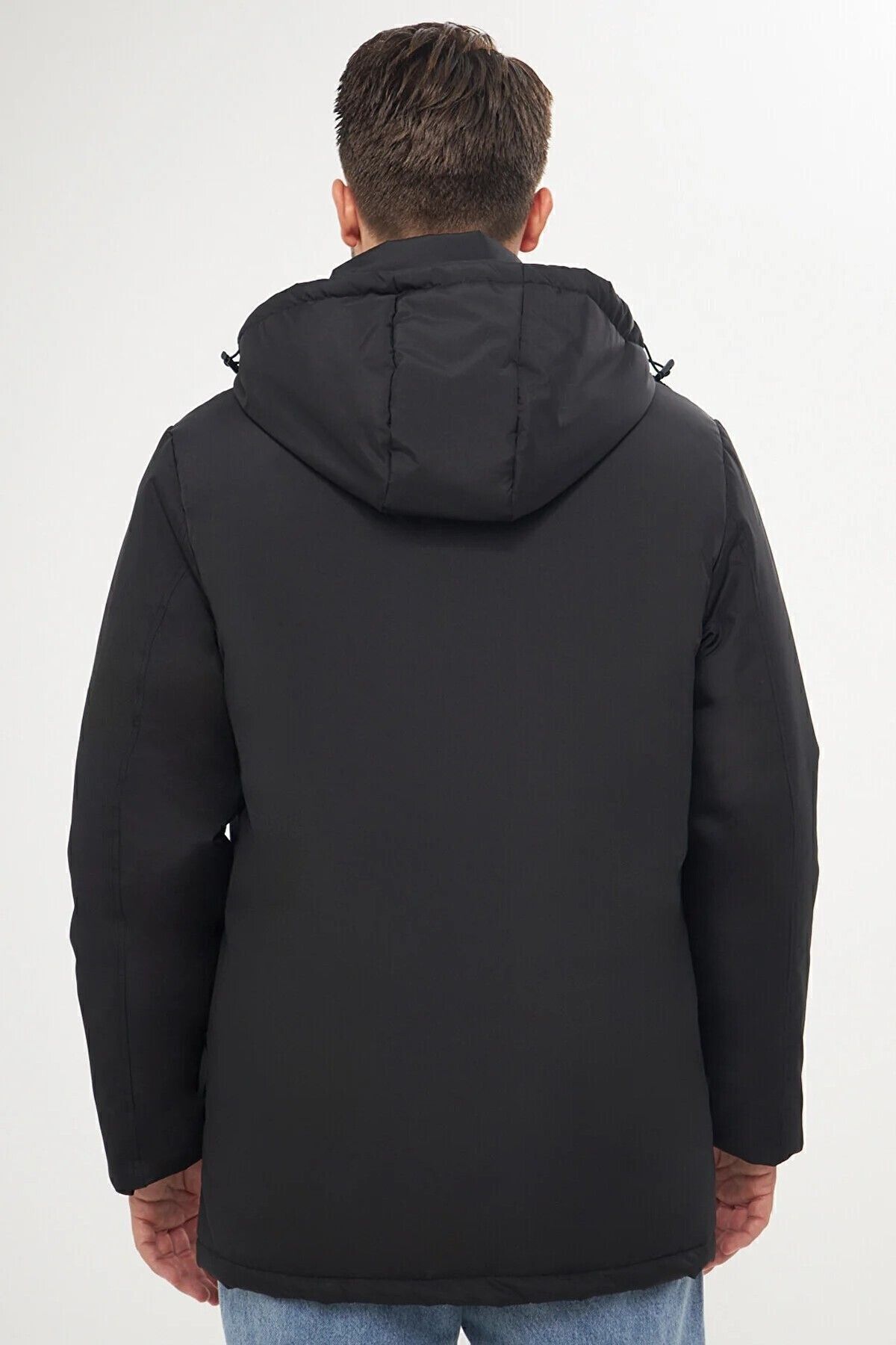 D1fference-Pánská zimní bunda - odnímatelná kapuce, větruodolná, design Parka 7