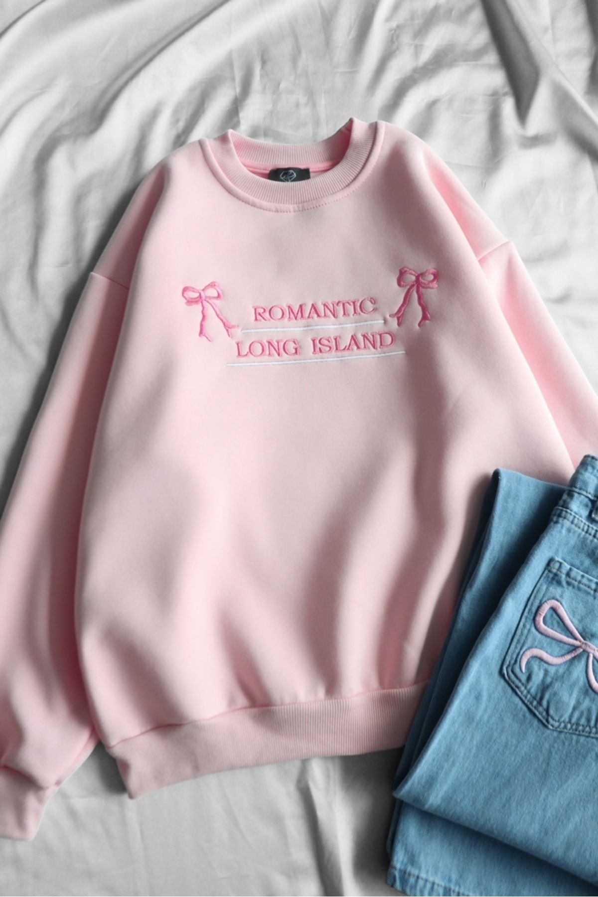 Nomantic pink sweatshirt store