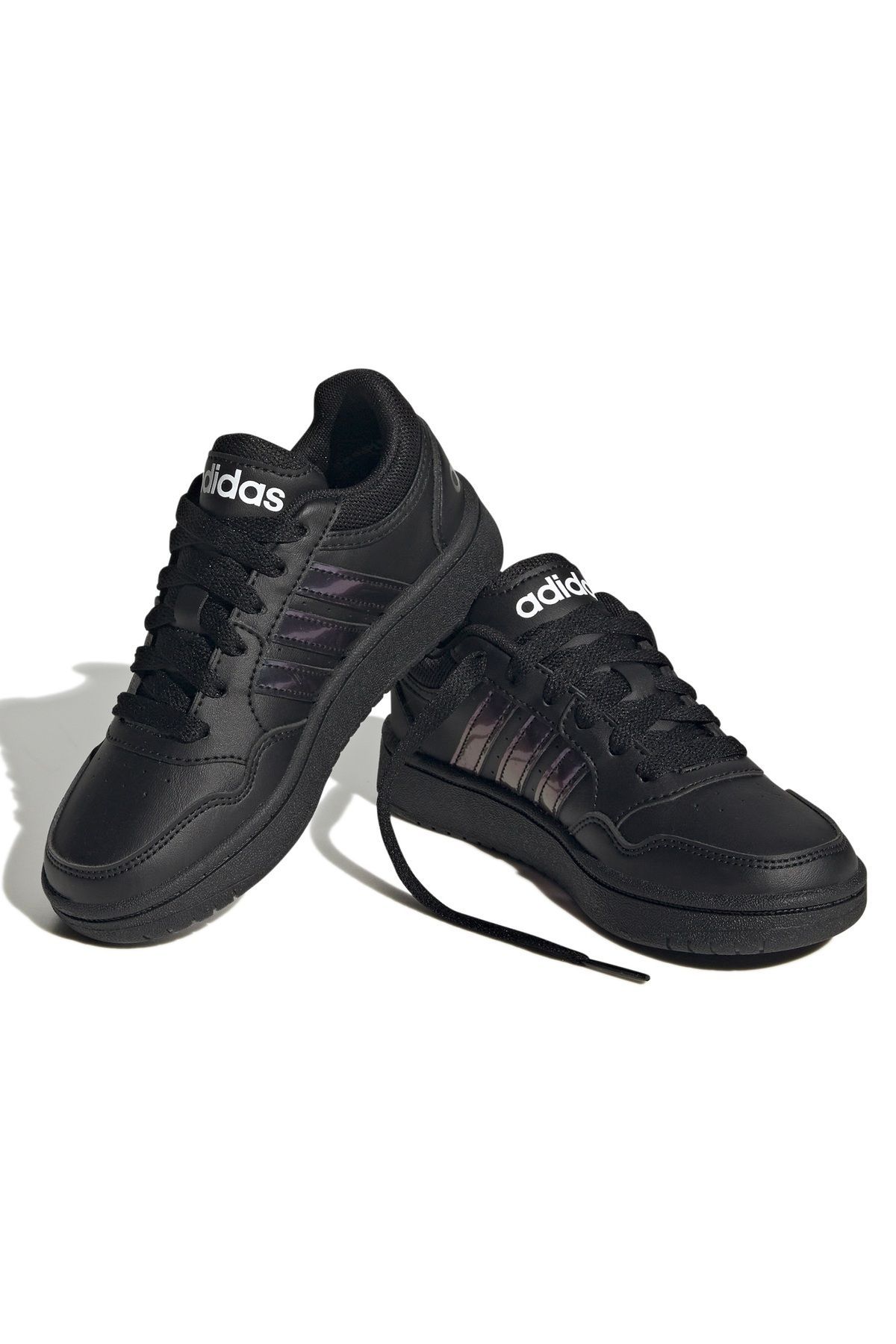 Hoops 3.0 K Young Casual Shoes GZ9671 Black adidas