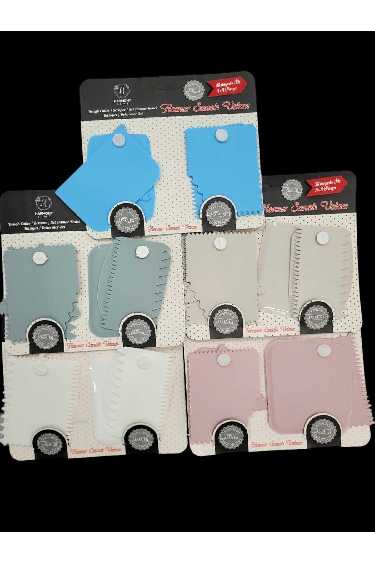 Harmony Time-Dough Cutter Scraper Decorator Set of 6 6