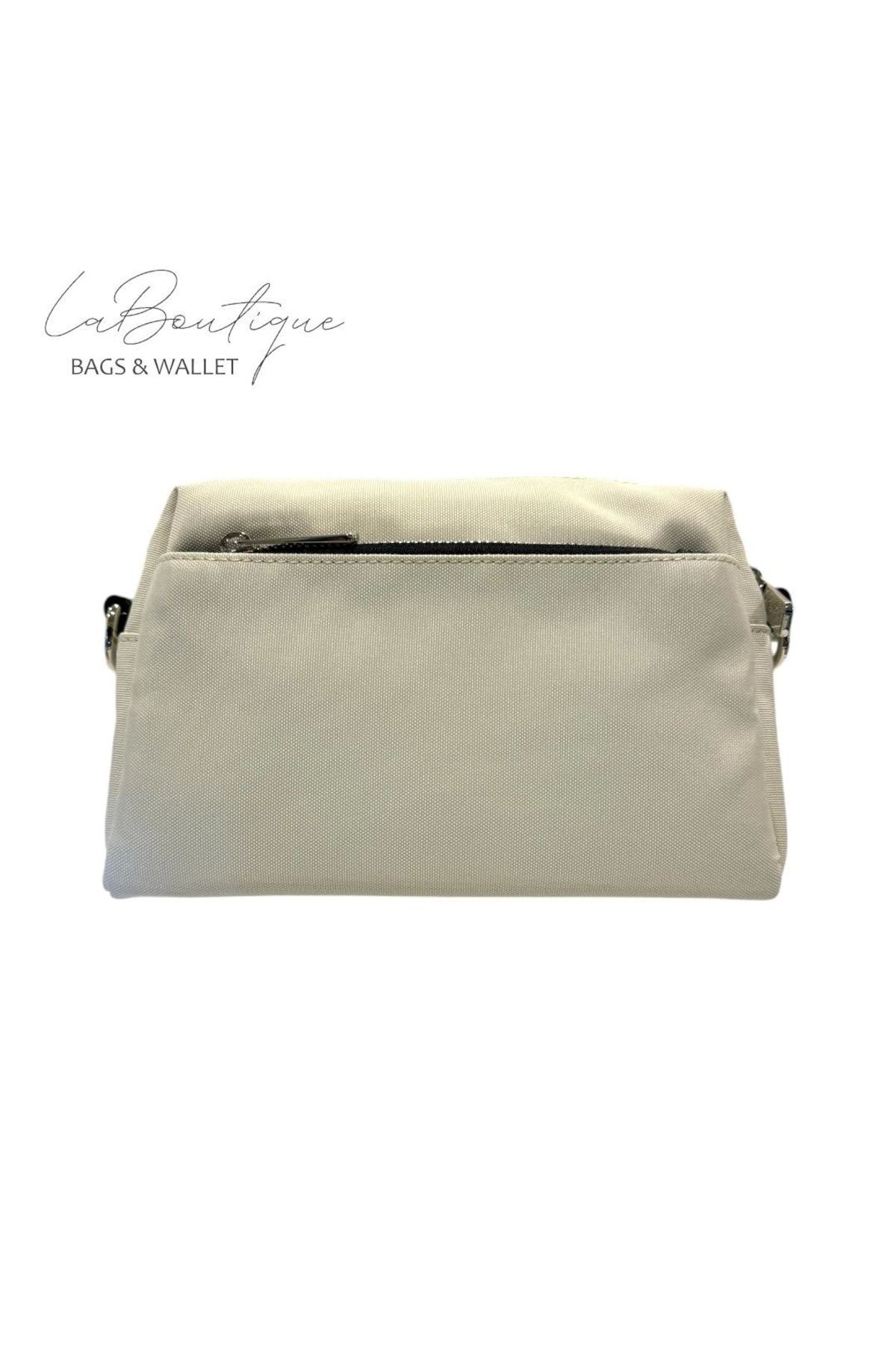 LA BOUTIQUE-LB Bag 7160 - Țesătură bej impermeabilă 3