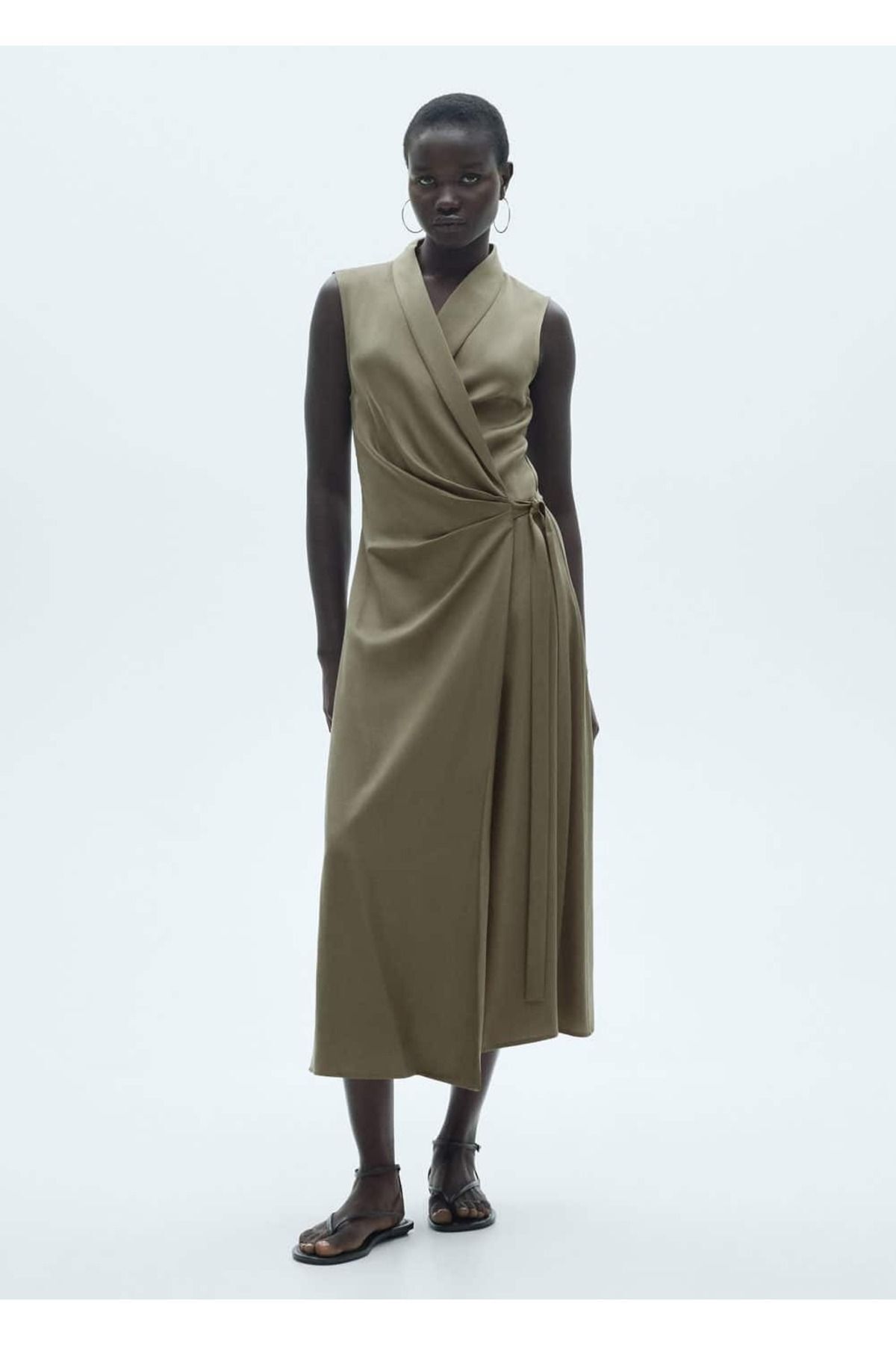 MANGO Woman-Φόρεμα 100% Lyocell 2
