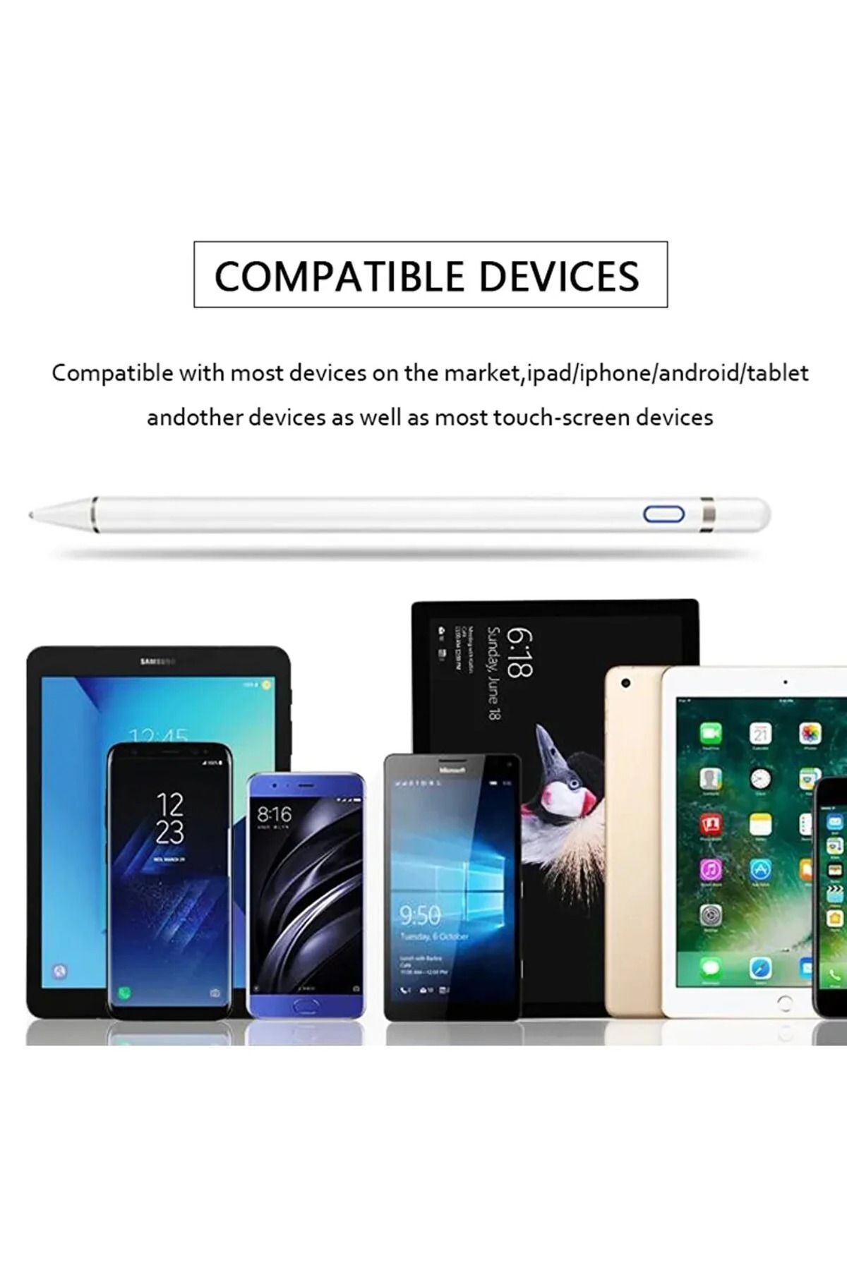 MMPSHOP-Samsung Galaxy Tab A9 Plus 11 inch SM-X210 Compatible Touch Active Stylus Pen for Drawing and Design 2