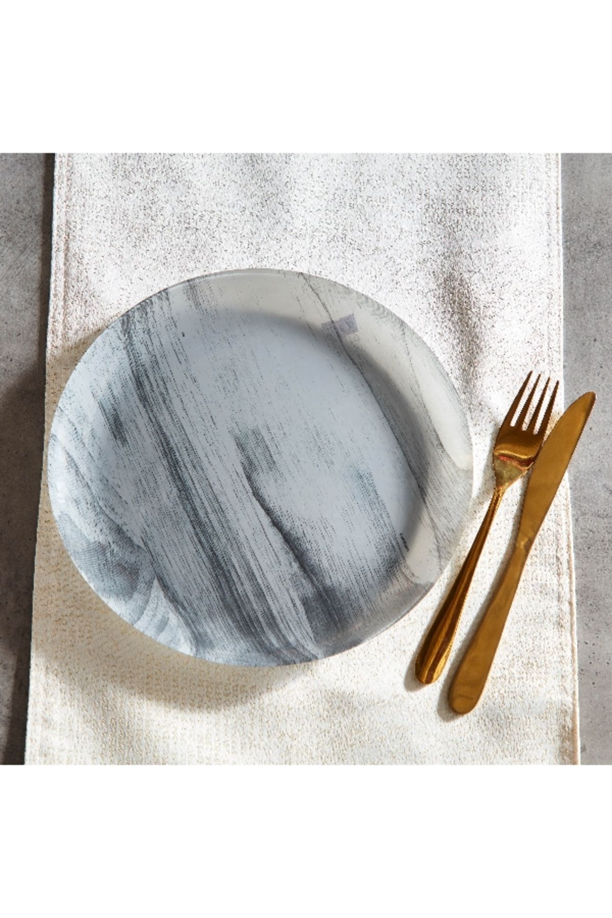 Luminarc-Simply Grey Wood Dinner Plate - 26 cm 1