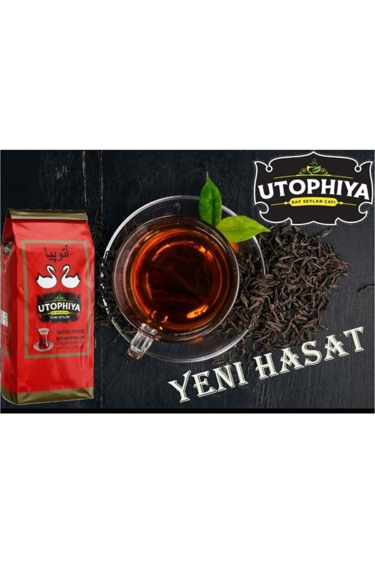 HİLALPAK-Utopia Pure Ceylon Tea 400 gr (100% SUPER PEKOE Ceylon BLACK TEA) 4