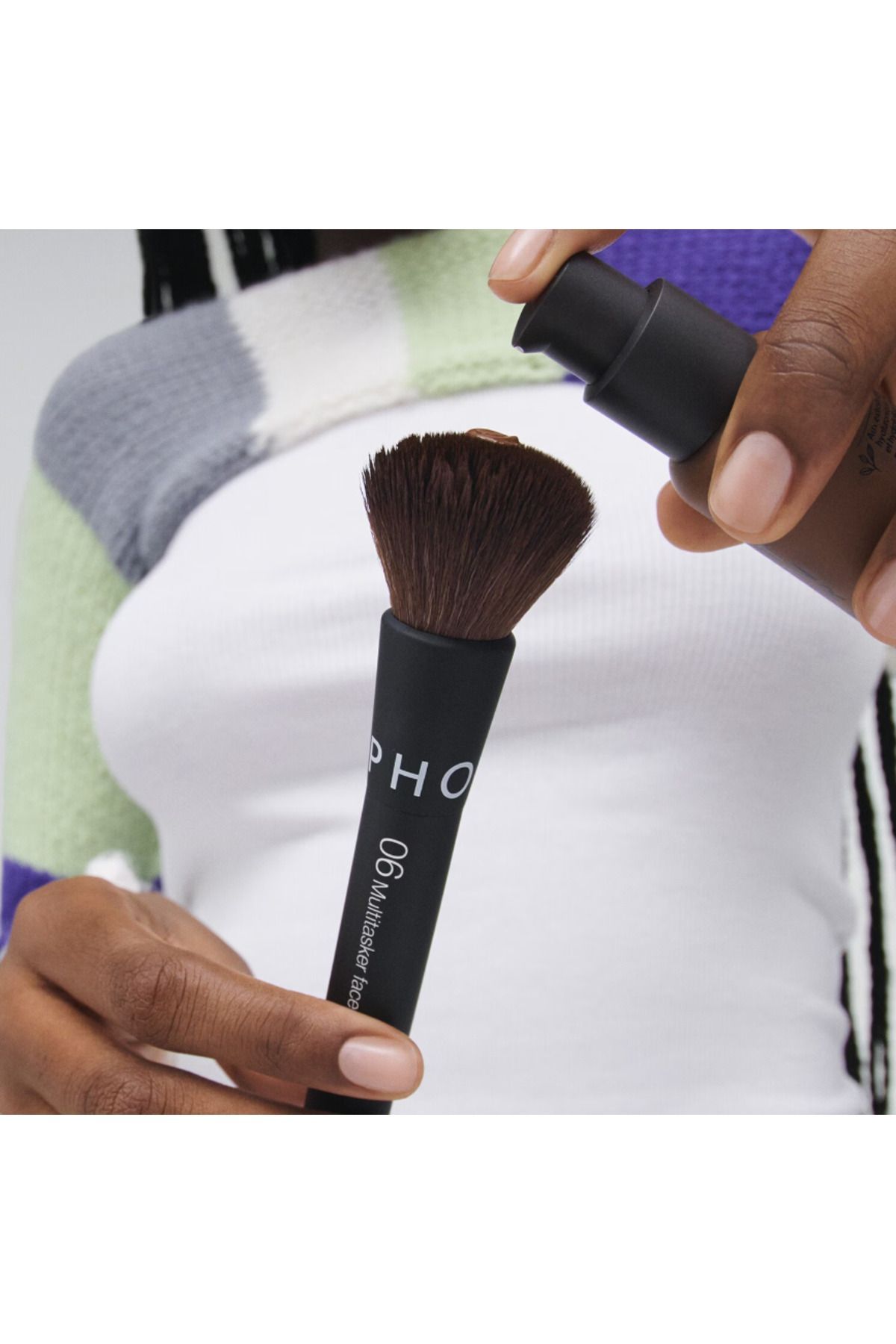 SEPHORA-06 Multi-Purpose Facial Brush - Intuitive Application, Seamless Result 4